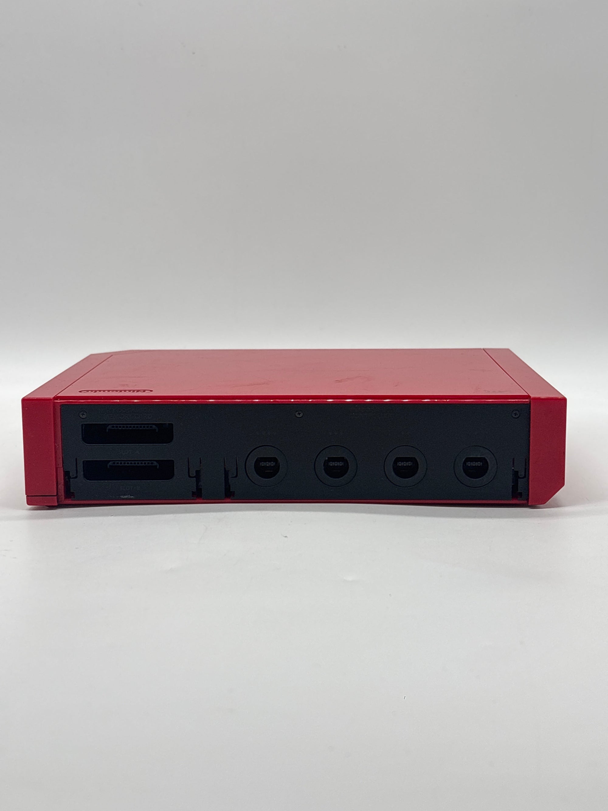 Nintendo Wii Red RVL-001 With 1 Remote Ac Adapter Cables