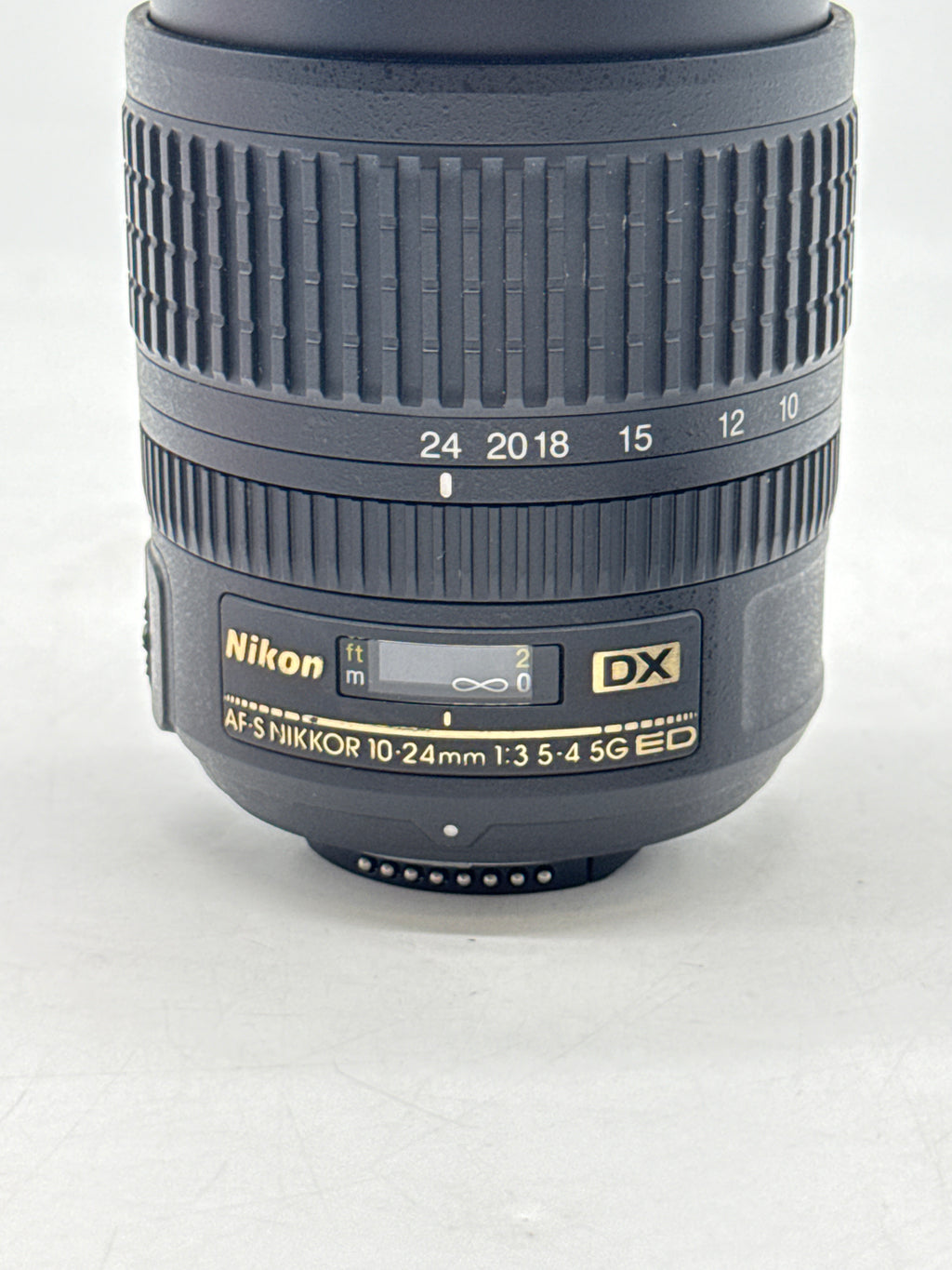 Nikon AF-S DX NIKKOR 10-24mm f/3.5-4.5G ED Camera Lens Black - Used
