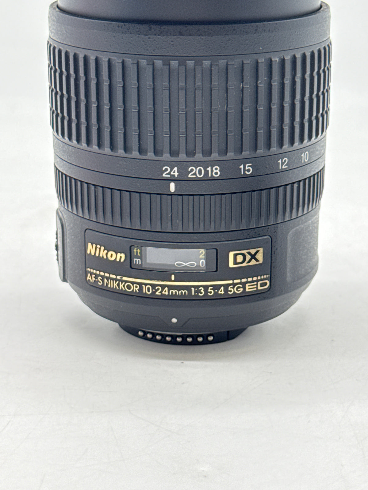 Nikon AF-S DX NIKKOR 10-24mm f/3.5-4.5G ED Camera Lens Black - Used