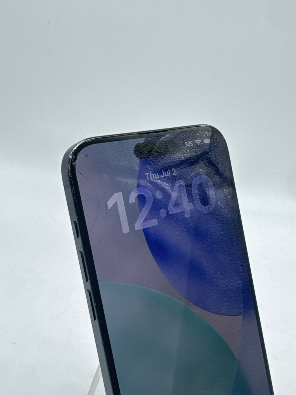Apple iPhone 15 Pro Max 256GB Blue Titanium Unlocked - Cracked Back/Screen