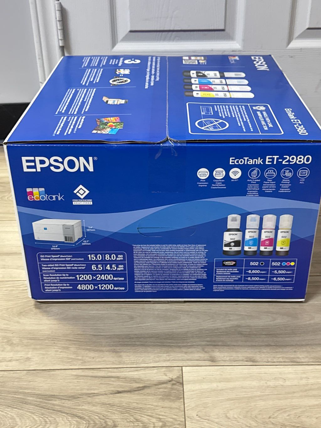 Epson EcoTank ET-2980 All-In-One Wireless Printer - New in Box