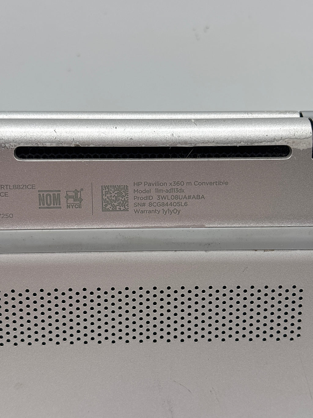 HP Pavilion x360 11m-ad113dx Pentium N5000 4GB RAM 500GB HDD - For Parts (Read DESC)