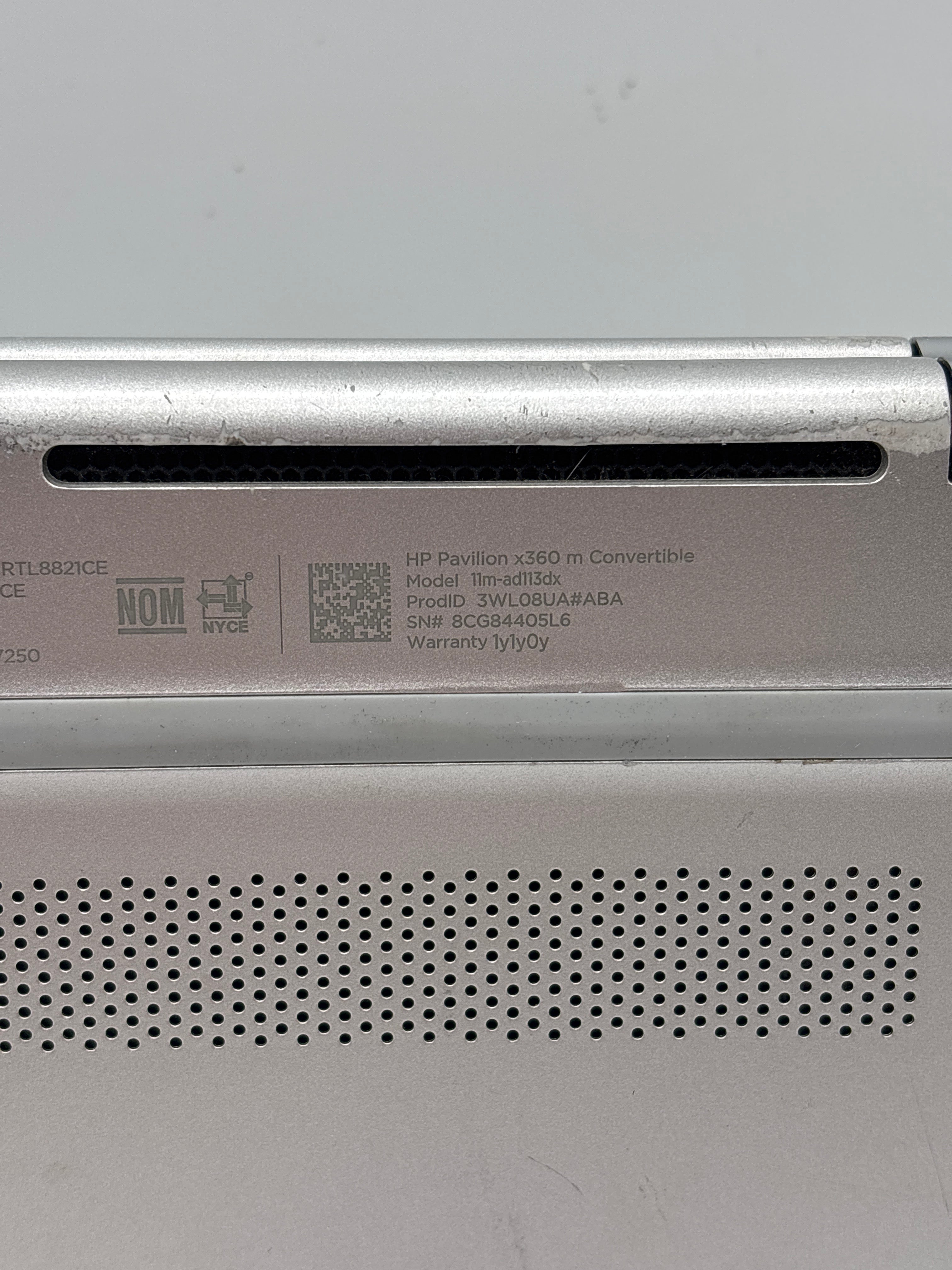 HP Pavilion x360 11m-ad113dx Pentium N5000 4GB RAM 500GB HDD - For Parts (Read DESC)