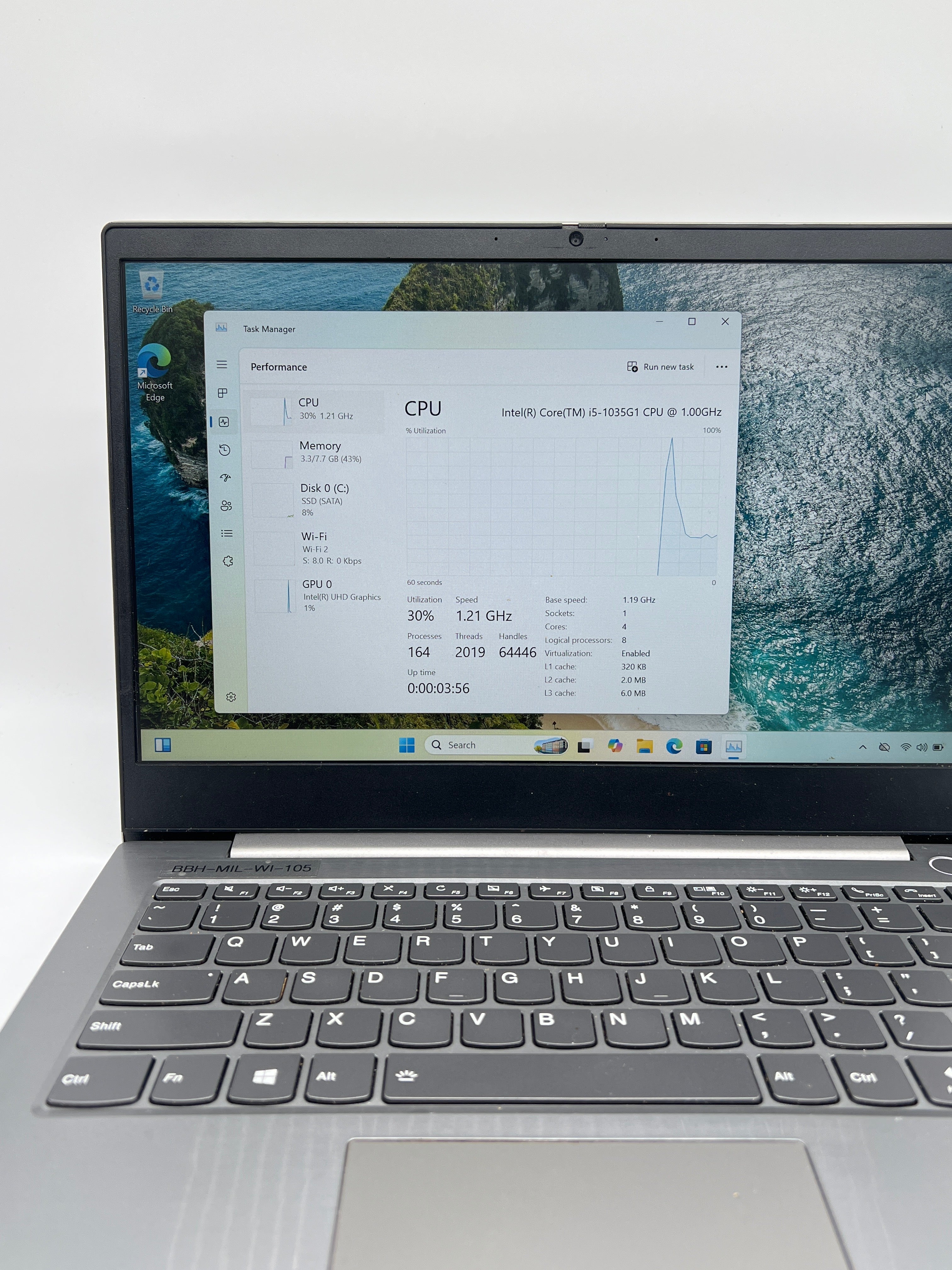 Lenovo ThinkBook 14-IIL 20SL i5 1035G1 8GB RAM 512GB SSD - Used