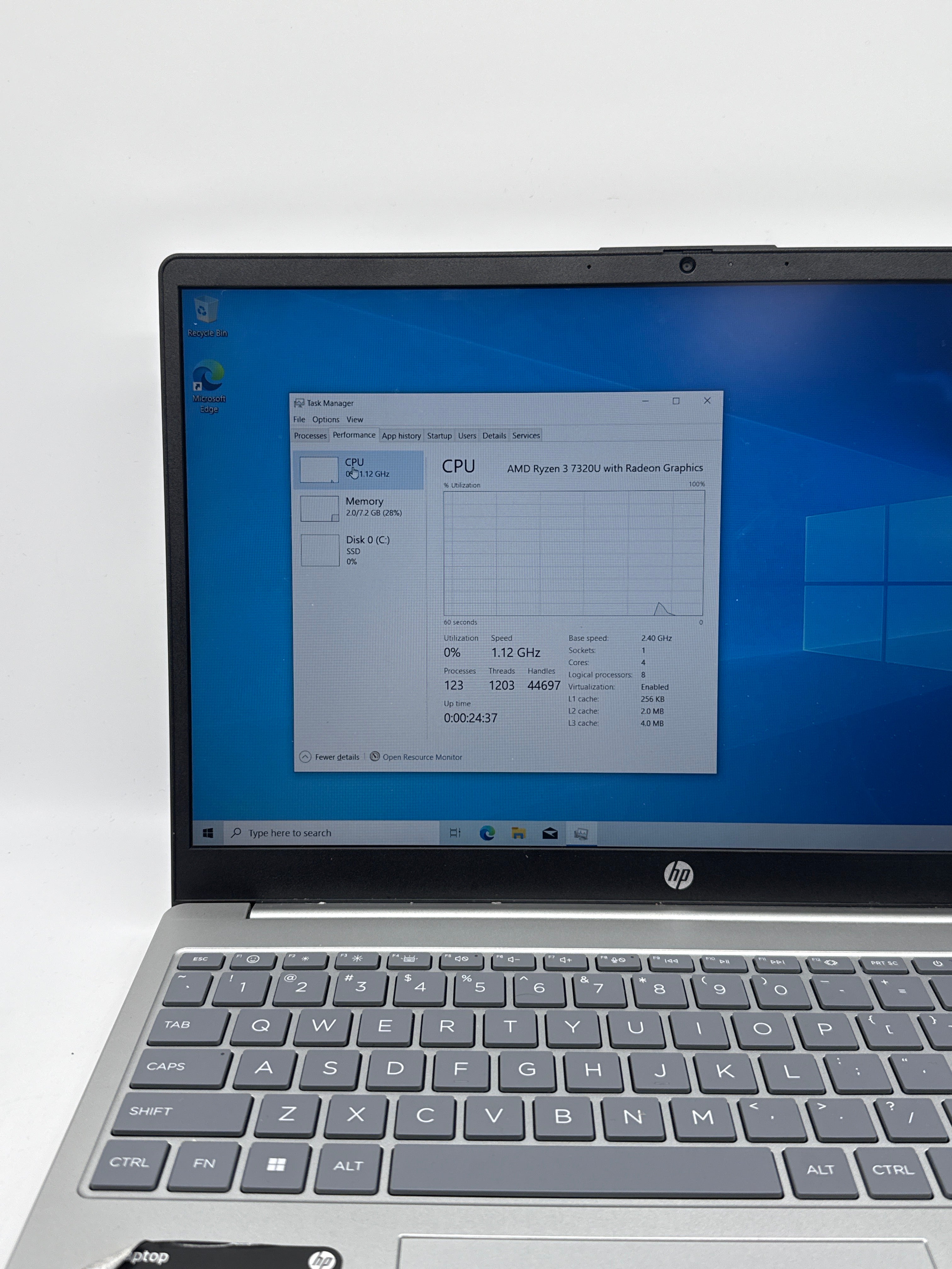 HP 15-fc0081nr Ryzen 3 7320U 8GB RAM 256GB SSD - Bad LCD