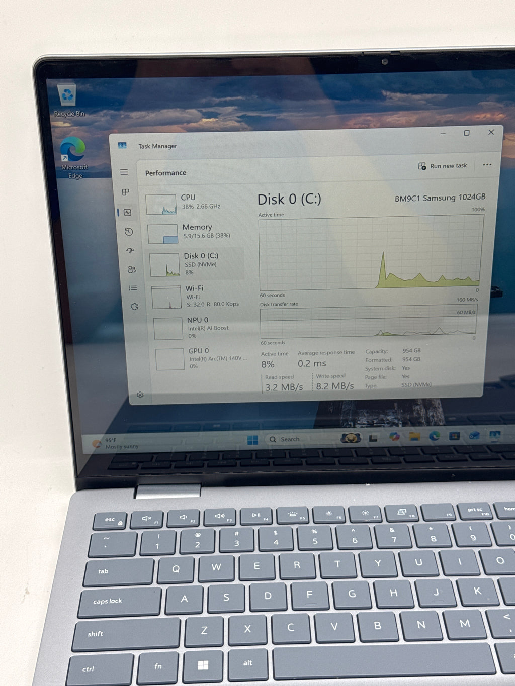 Dell 14 Plus DB04250 Ultra 7 256V 16GB RAM 1TB SSD Light Blue - For Parts