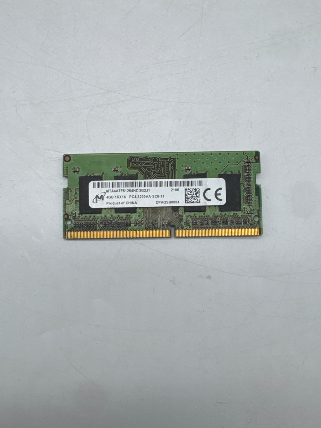 Micron 4GB DDR4 3200MHz PC4-3200AA Laptop SO-DIMM RAM - Used