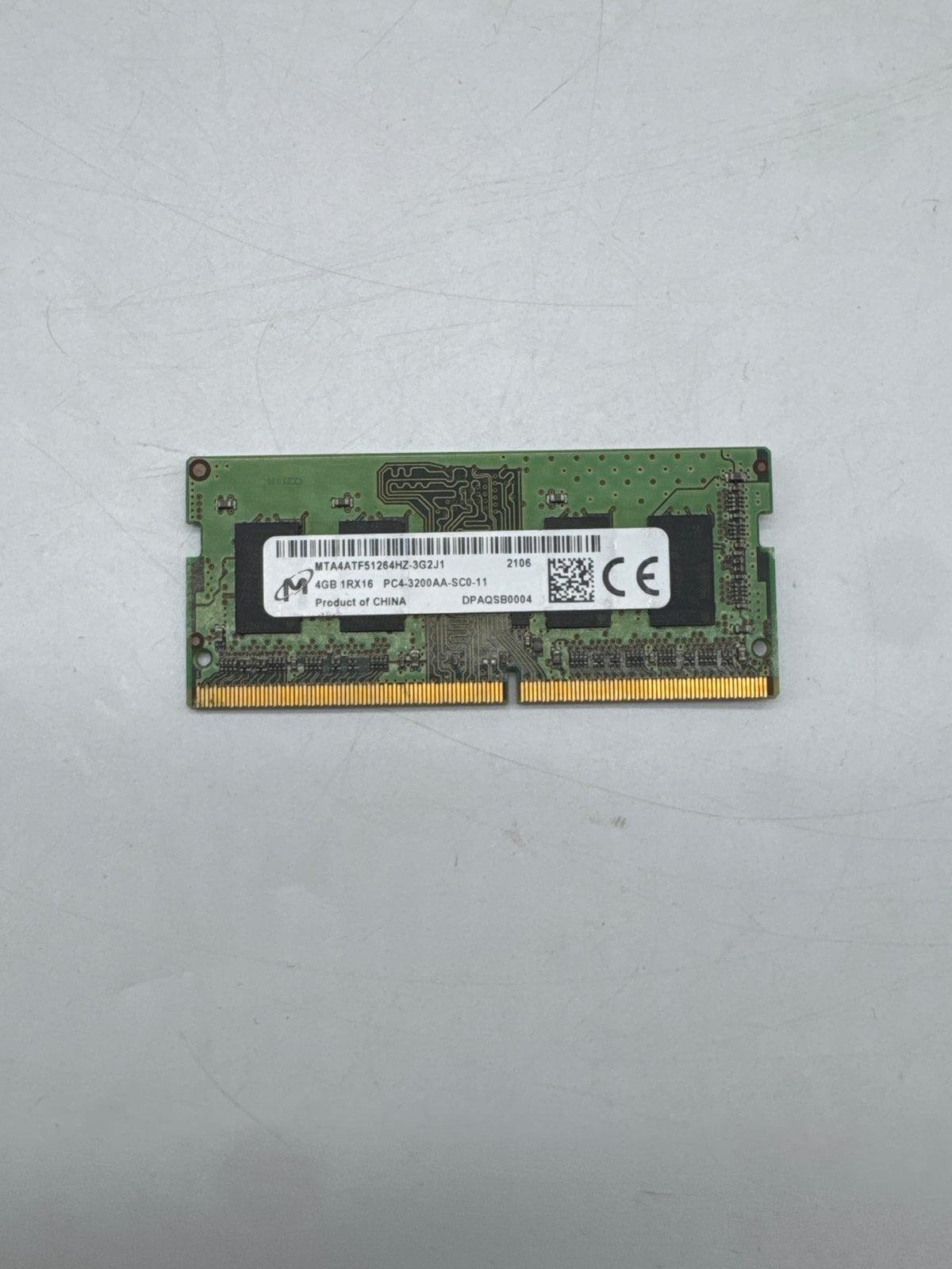 Micron 4GB DDR4 3200MHz PC4-3200AA Laptop SO-DIMM RAM - Used