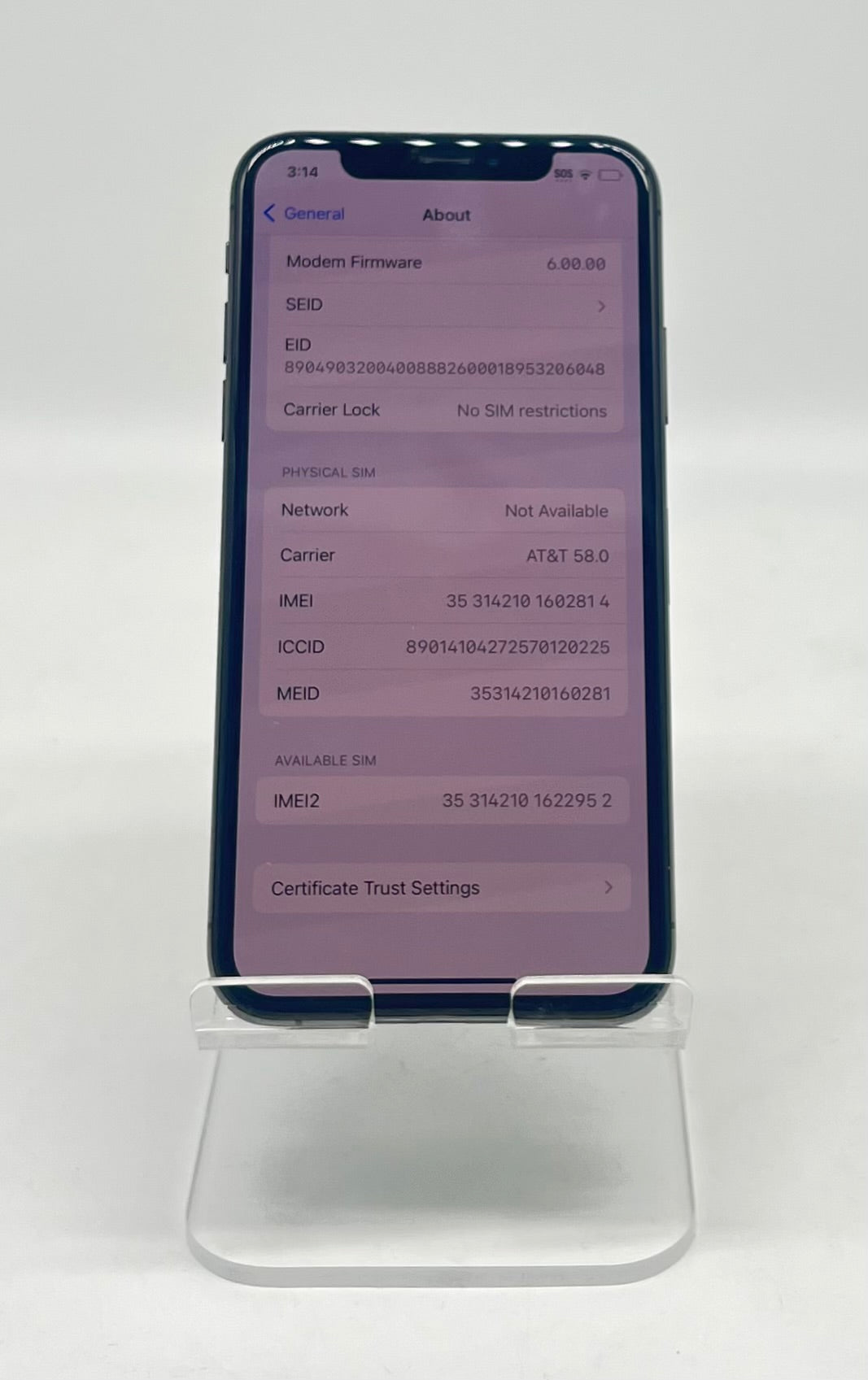 Apple iPhone XS 64GB Space Gray Unlocked - Used