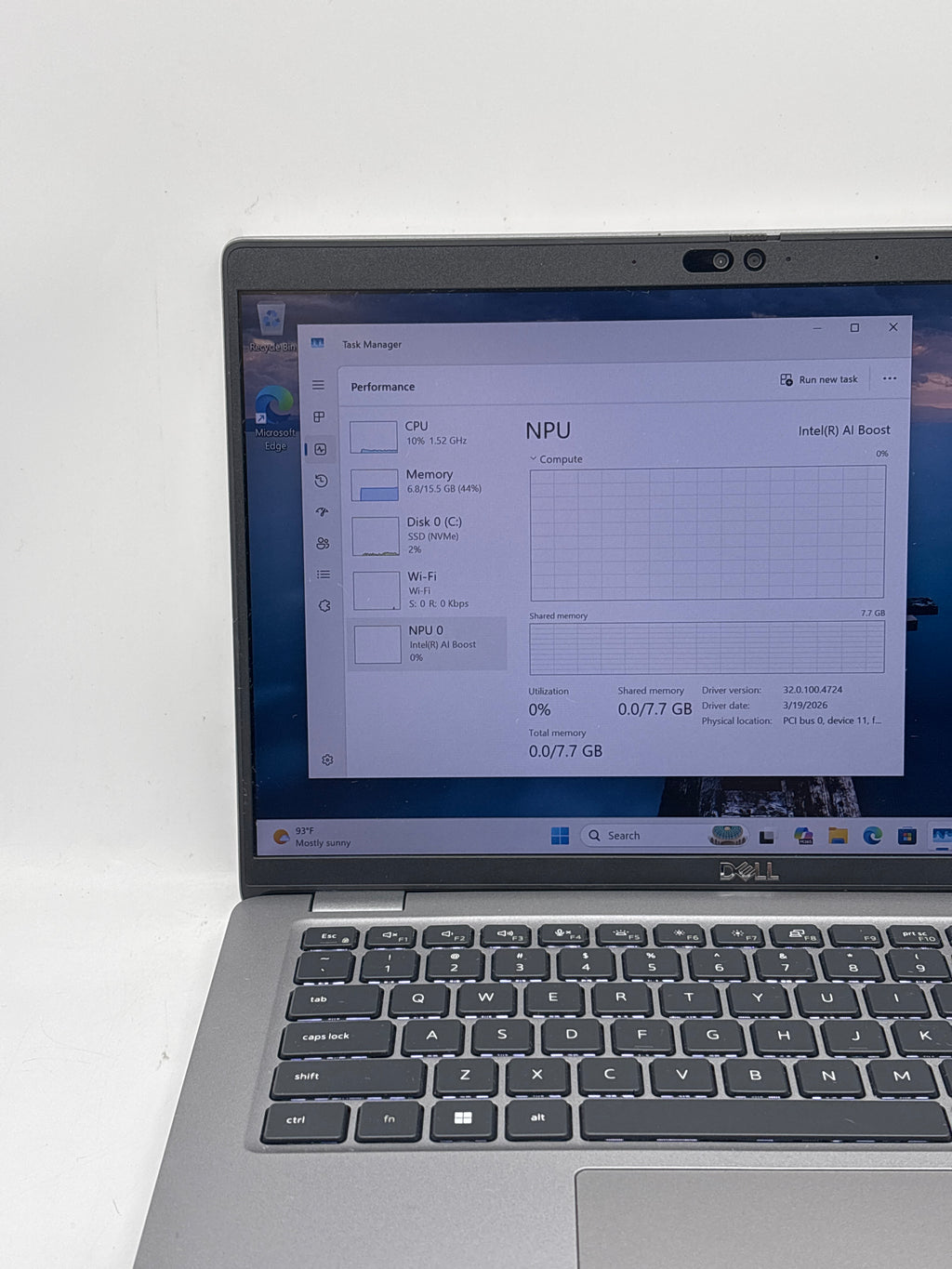 Dell Latitude 5450 14" Core Ultra 5 135U 16GB RAM 256GB SSD Gray - Used