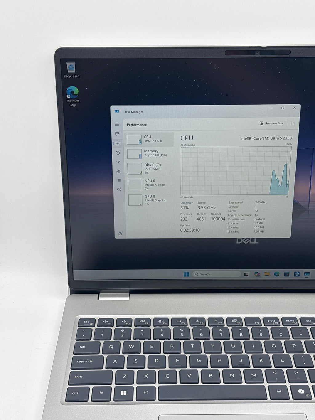 Dell Pro 16 Ultra 5 235U 16GB RAM 512GB SSD Used