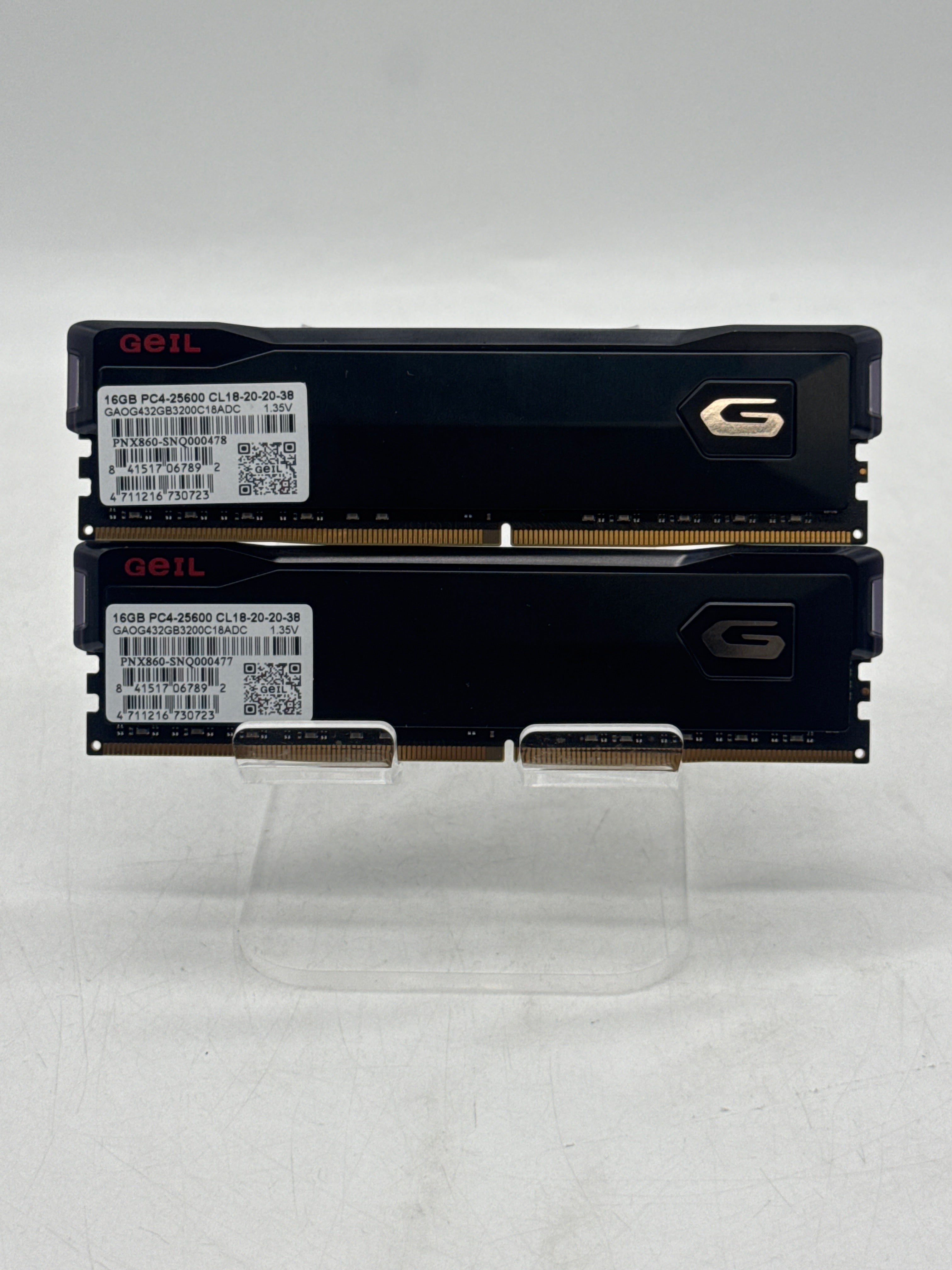Geil Orion 32GB (2x16GB) PC4-25600 CL18-20-20-38 - Used