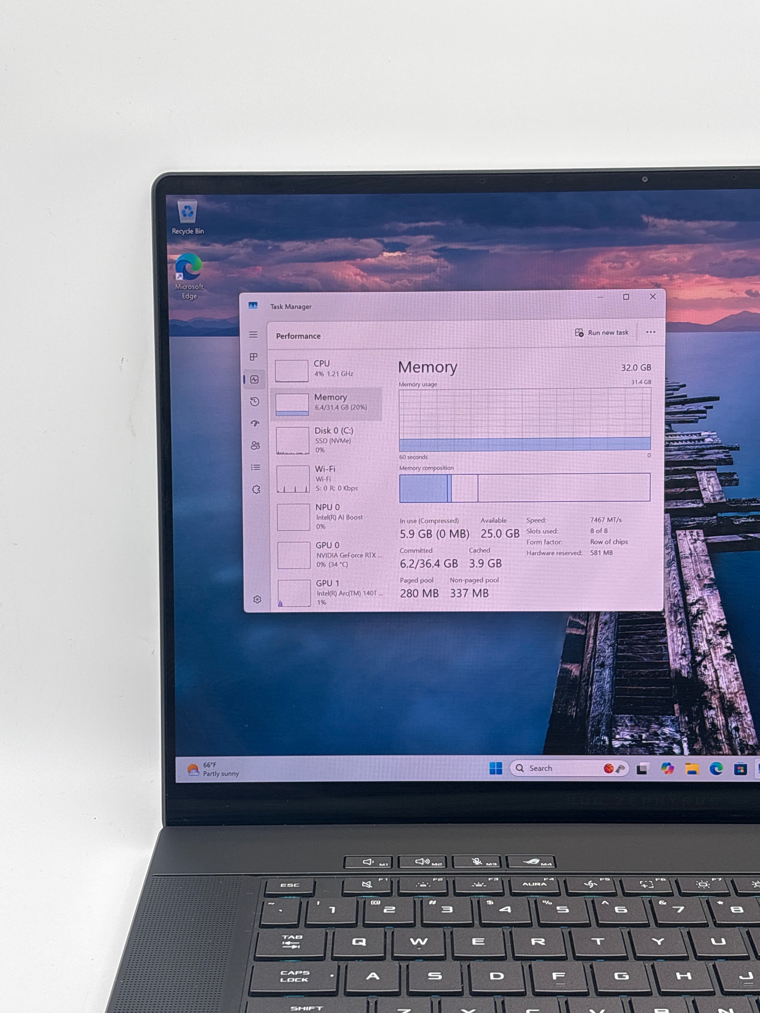 ASUS ROG Zephyrus G16 Ultra 9 285H 32GB RAM 2TB SSD RTX 5080