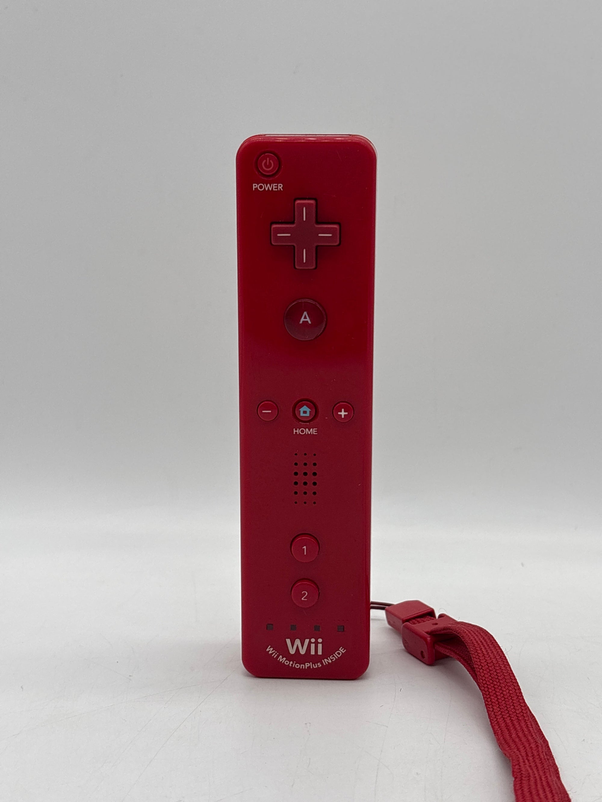 Nintendo Wii Red RVL-001 With 1 Remote Ac Adapter Cables