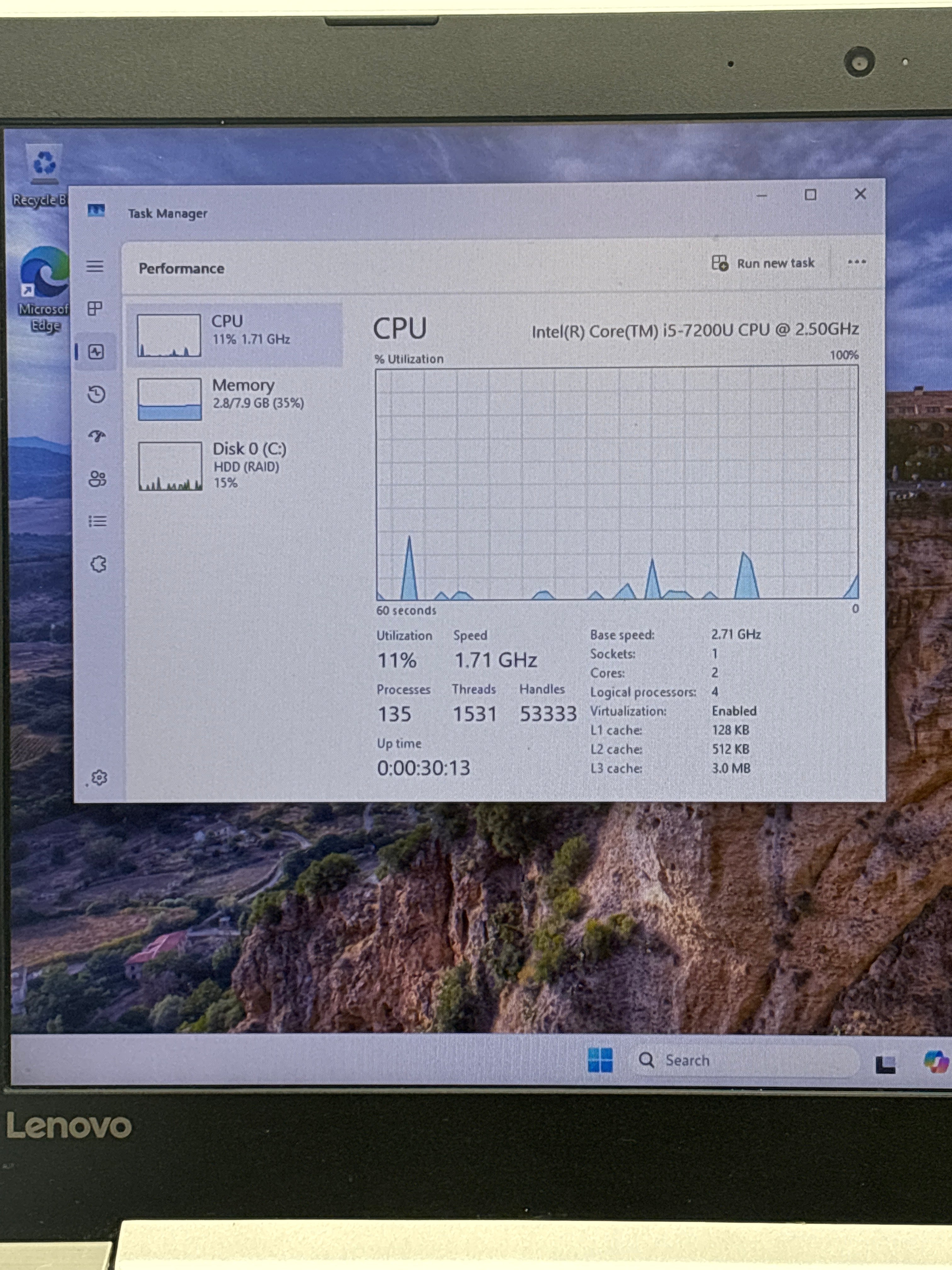 Lenovo IdeaPad 320 i5-7200U 8GB RAM 1TB HDD