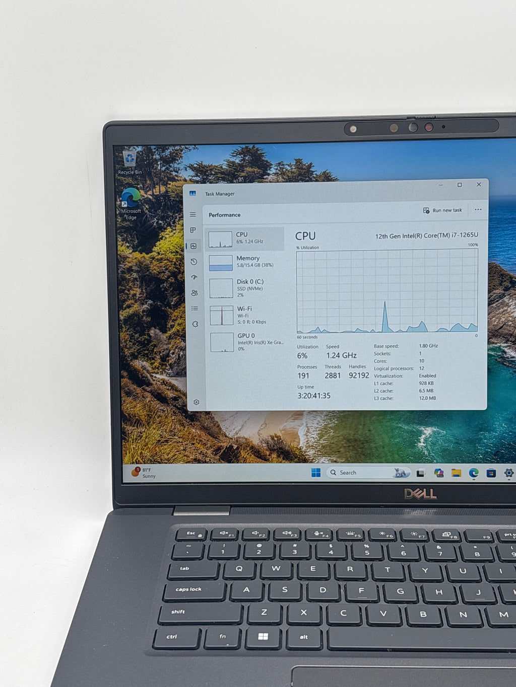 Dell Latitude 7530 i7-1265U 16GB 512GB SSD