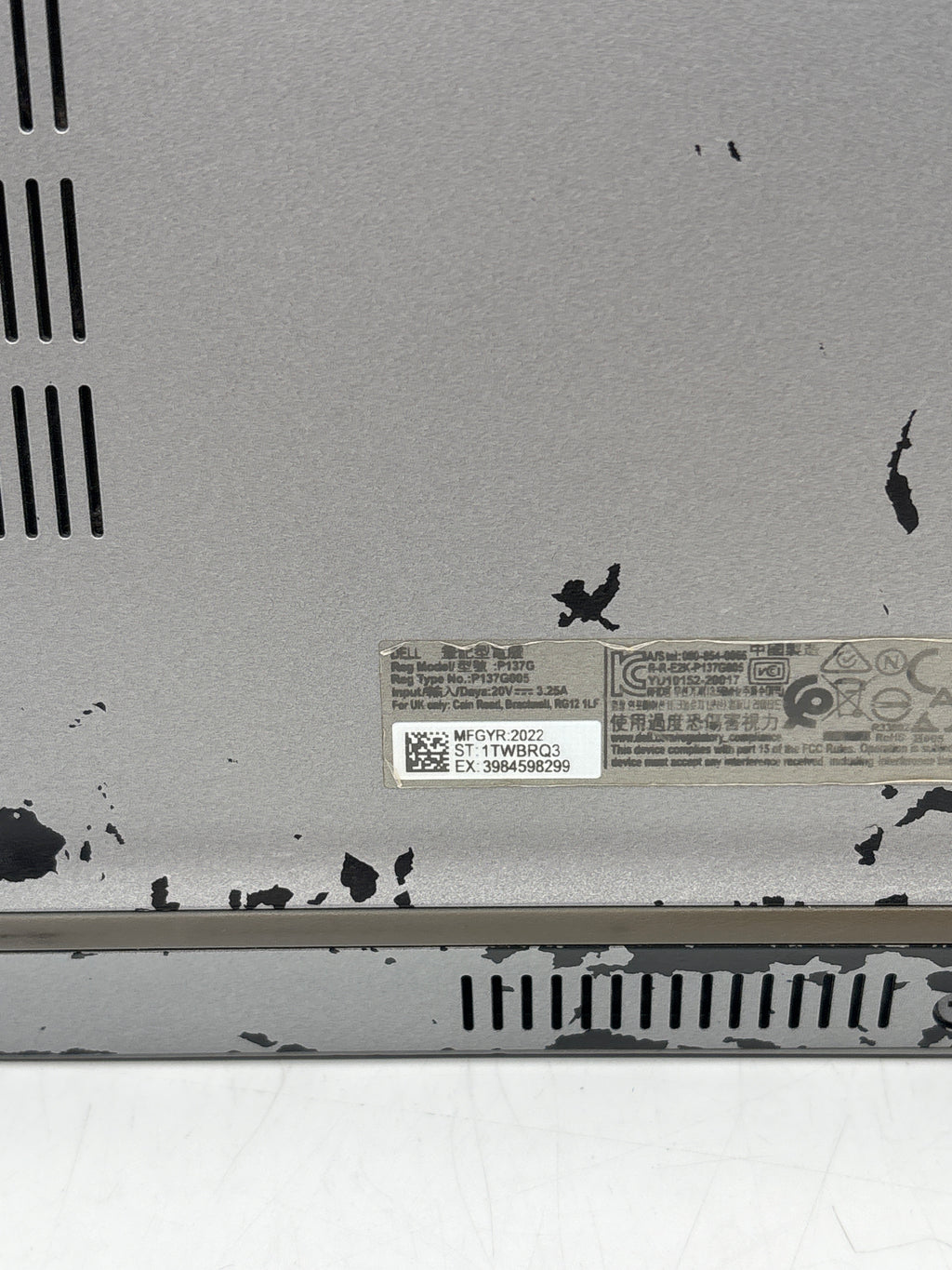 Dell Latitude 5430 14" Core i5-1235U 16GB RAM 256GB SSD Gray - For Parts