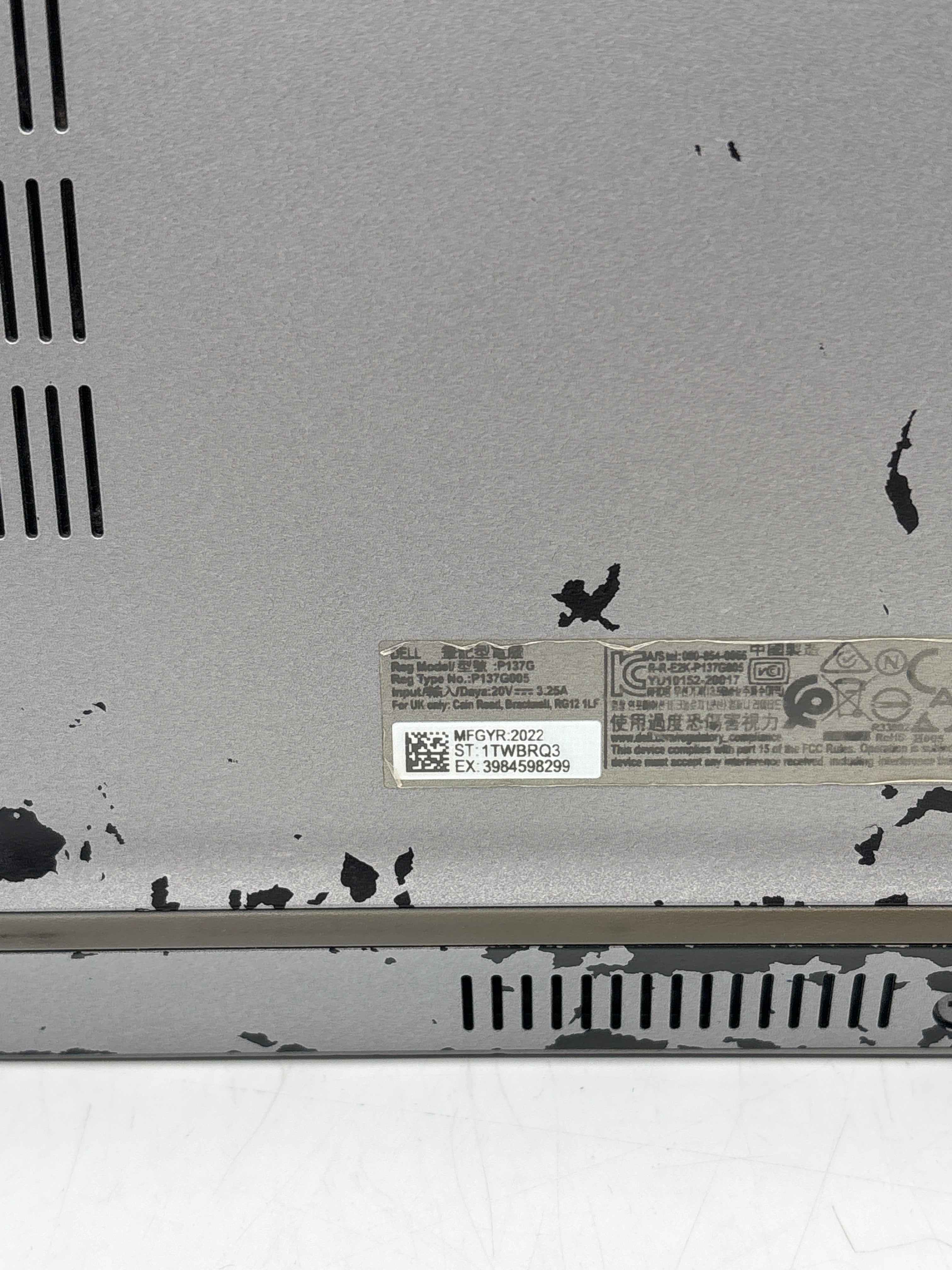 Dell Latitude 5430 14" Core i5-1235U 16GB RAM 256GB SSD Gray - For Parts