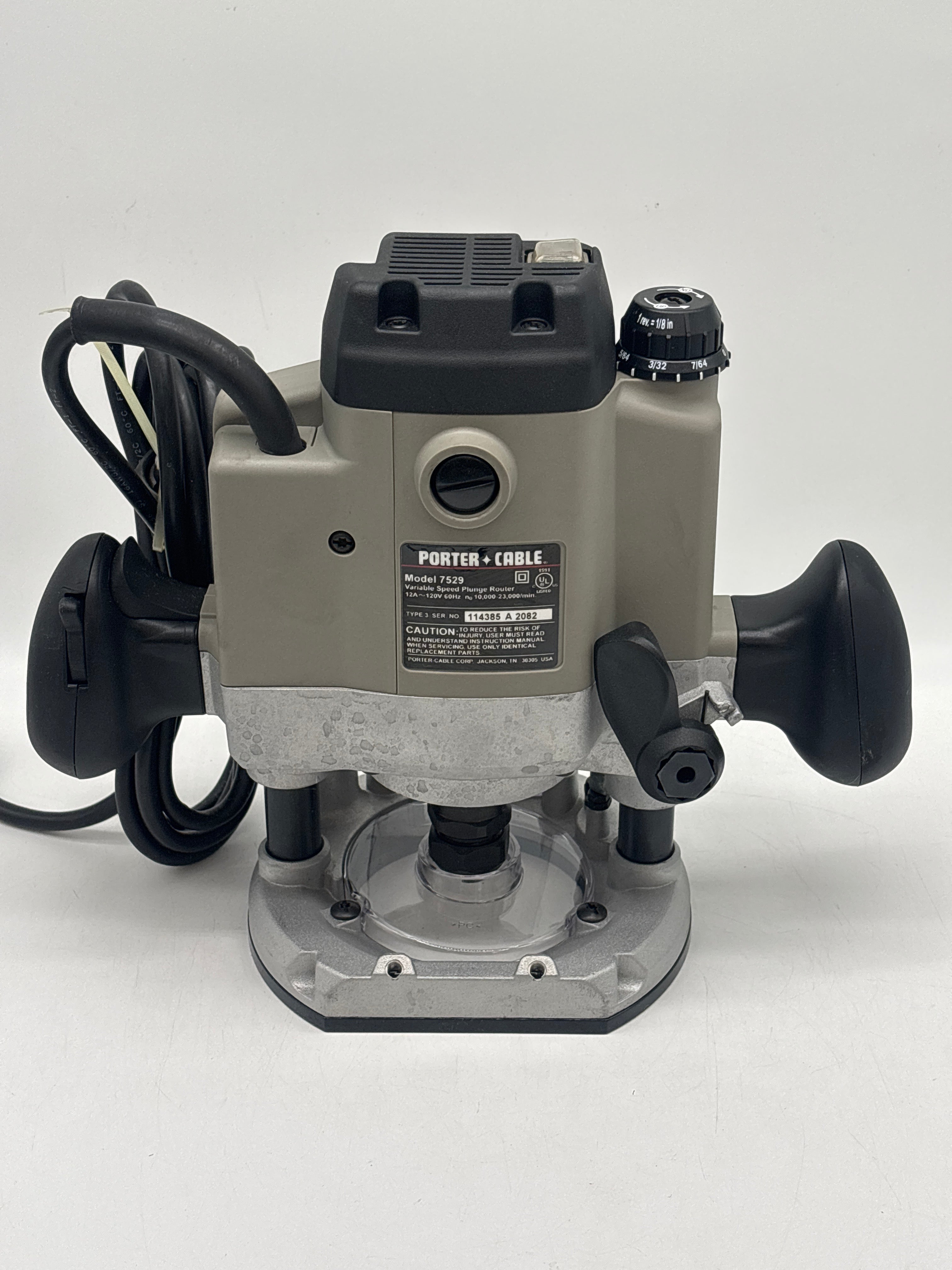 PORTER-CABLE 7529 2 HP Corded Electric Router 110V - Used With Box
