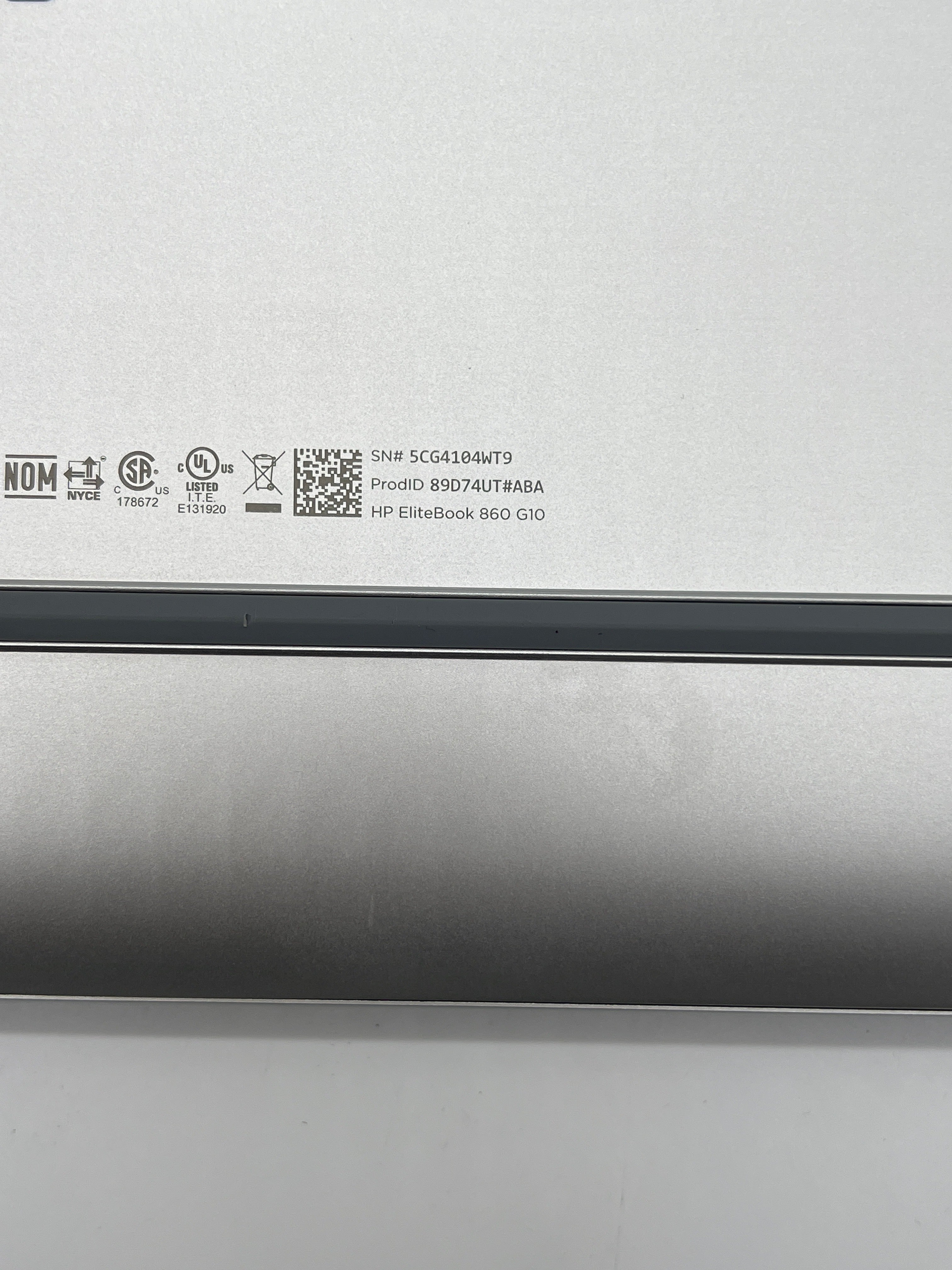 HP EliteBook 860 G10 Laptop 16" Intel Core i7 16GB RAM 512GB SSD Gray