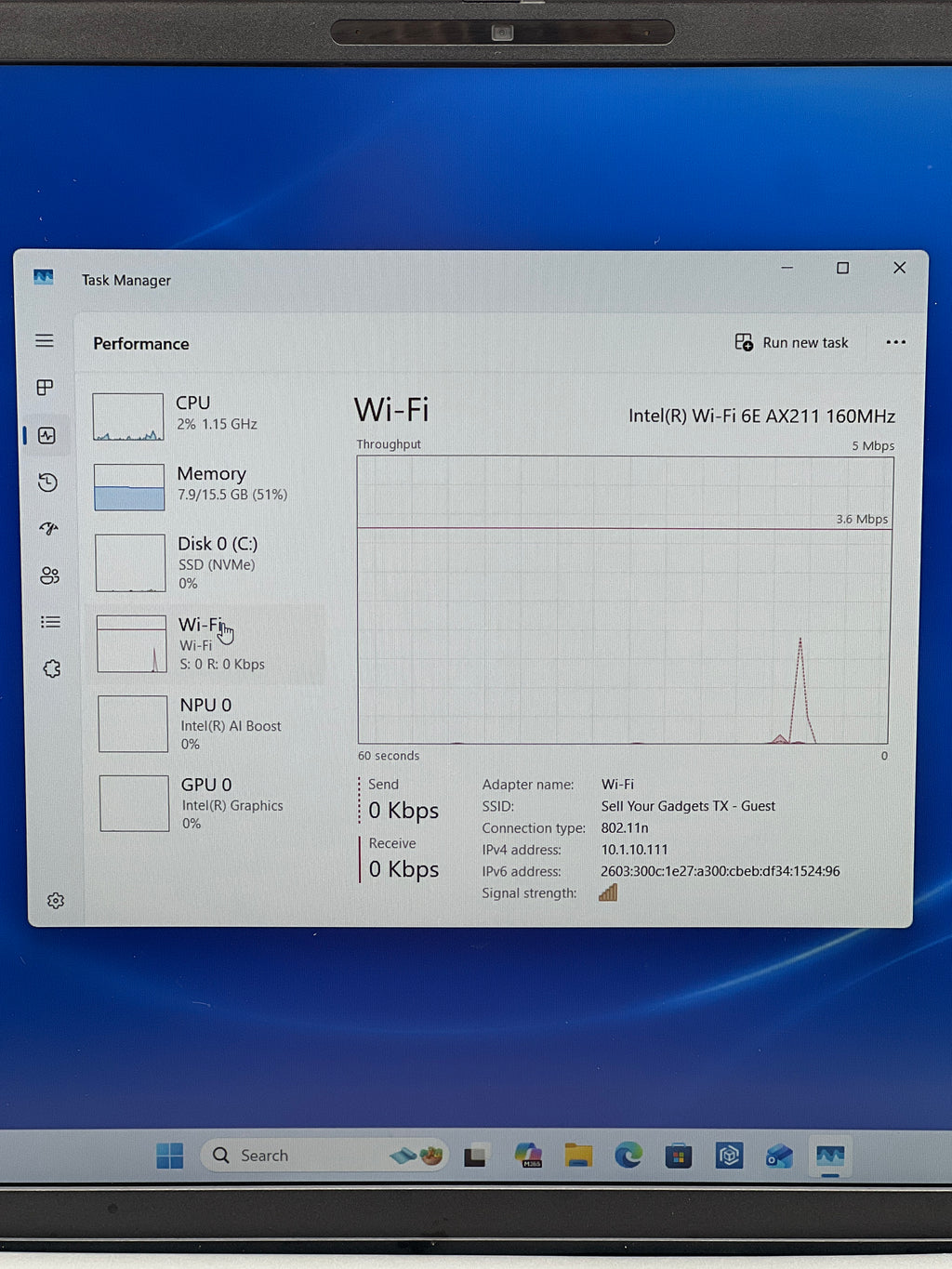 Dell Pro 16 Plus Ultra 5 235U 16GB RAM 256GB SSD