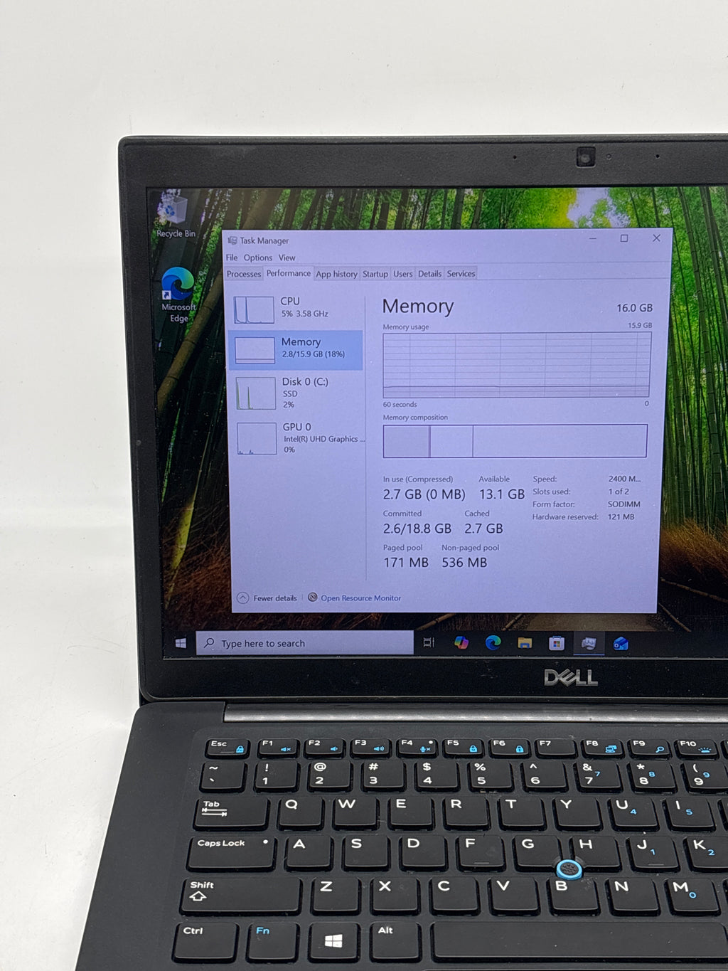 Dell Latitude 7490 i5-8350U 16GB RAM 256GB SSD - Left Click Issue