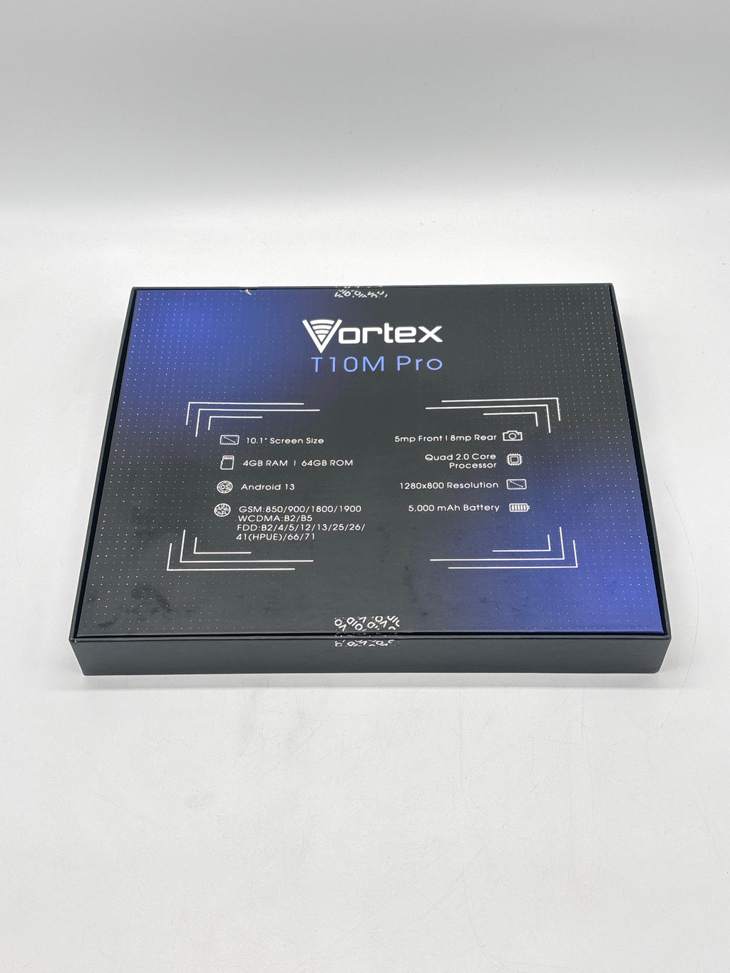 Vortex T10M Pro Tablet 64GB Android Wi-Fi + 4G Unlocked Blue New Open Box