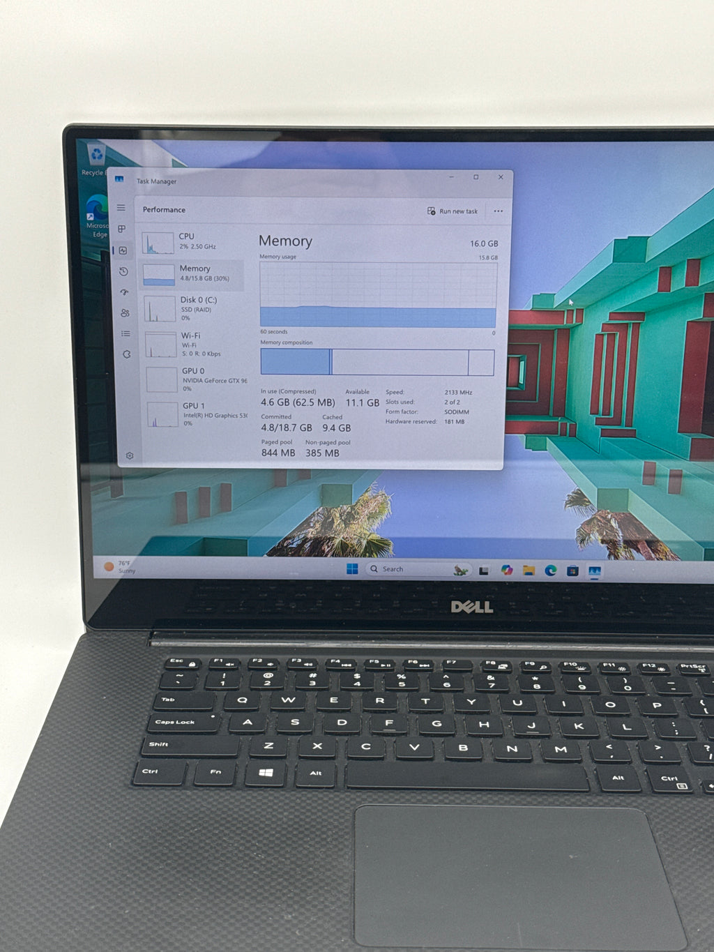 Dell XPS 15 9550 i7-6700HQ 16GB RAM 1TB SSD GTX 960M