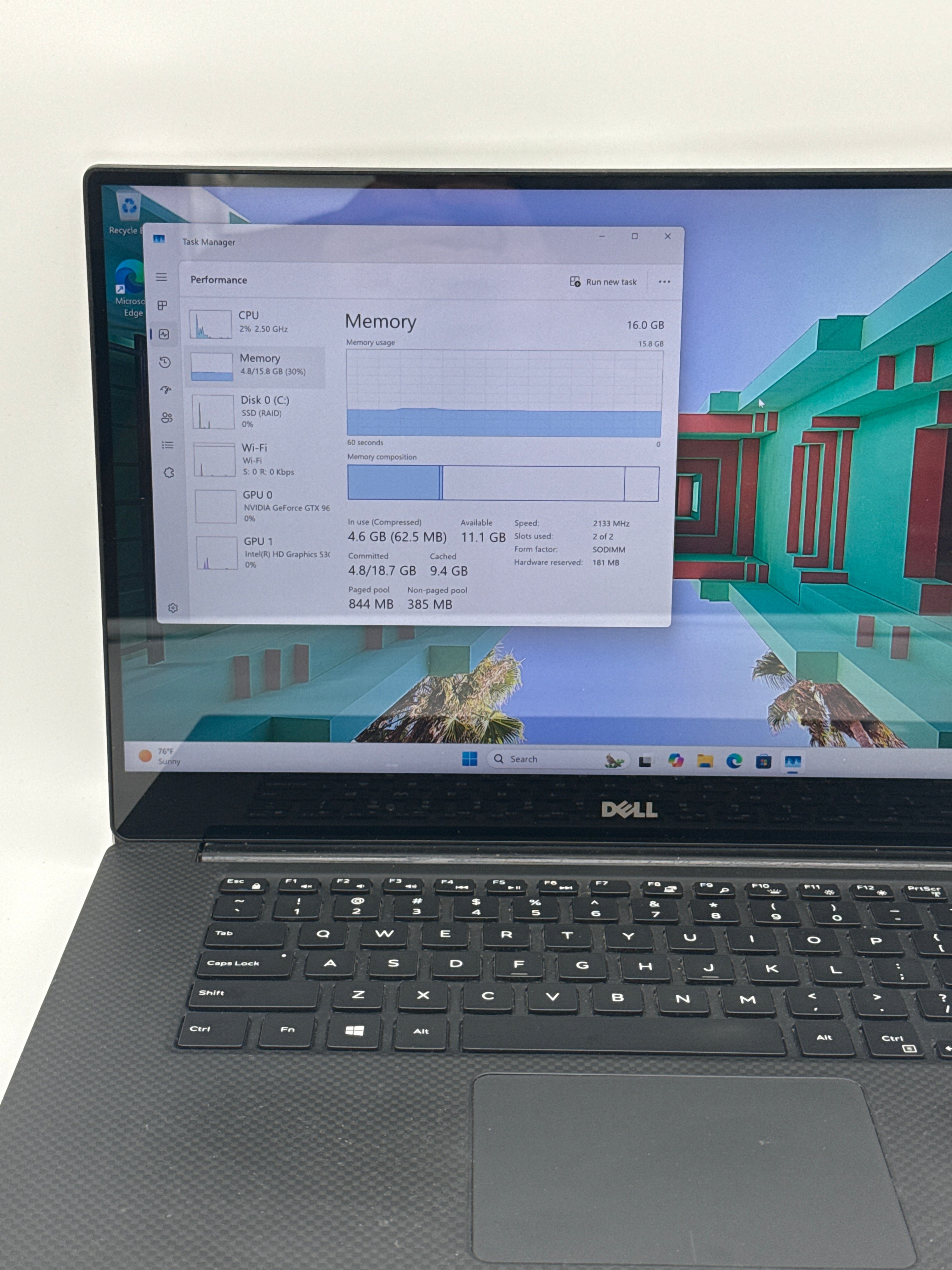 Dell XPS 15 9550 i7-6700HQ 16GB RAM 1TB SSD GTX 960M