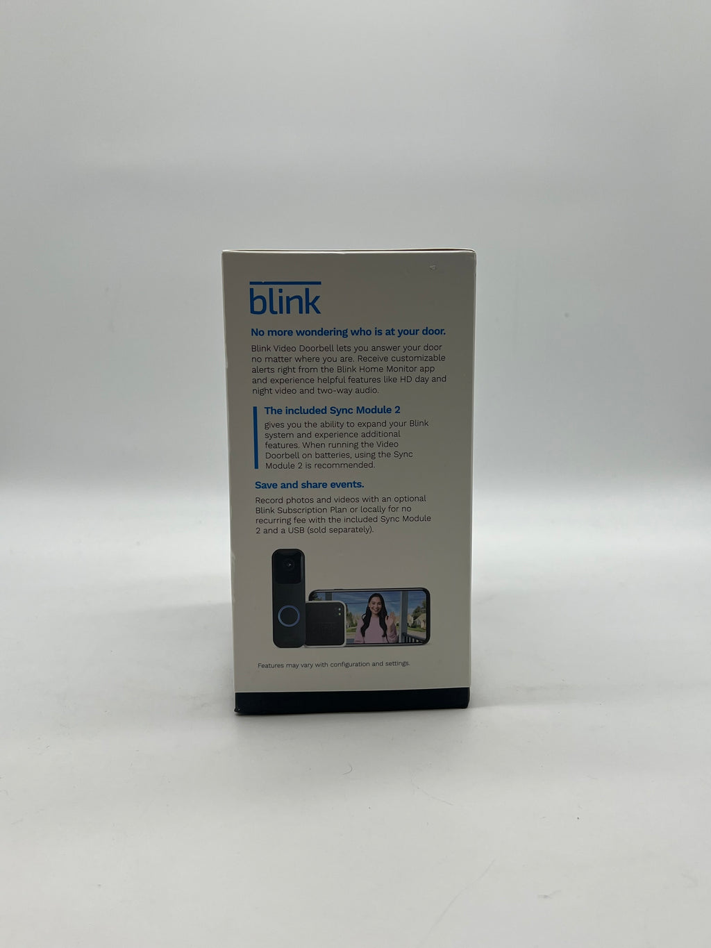 Blink Video Doorbell +Sync Module - New In Box