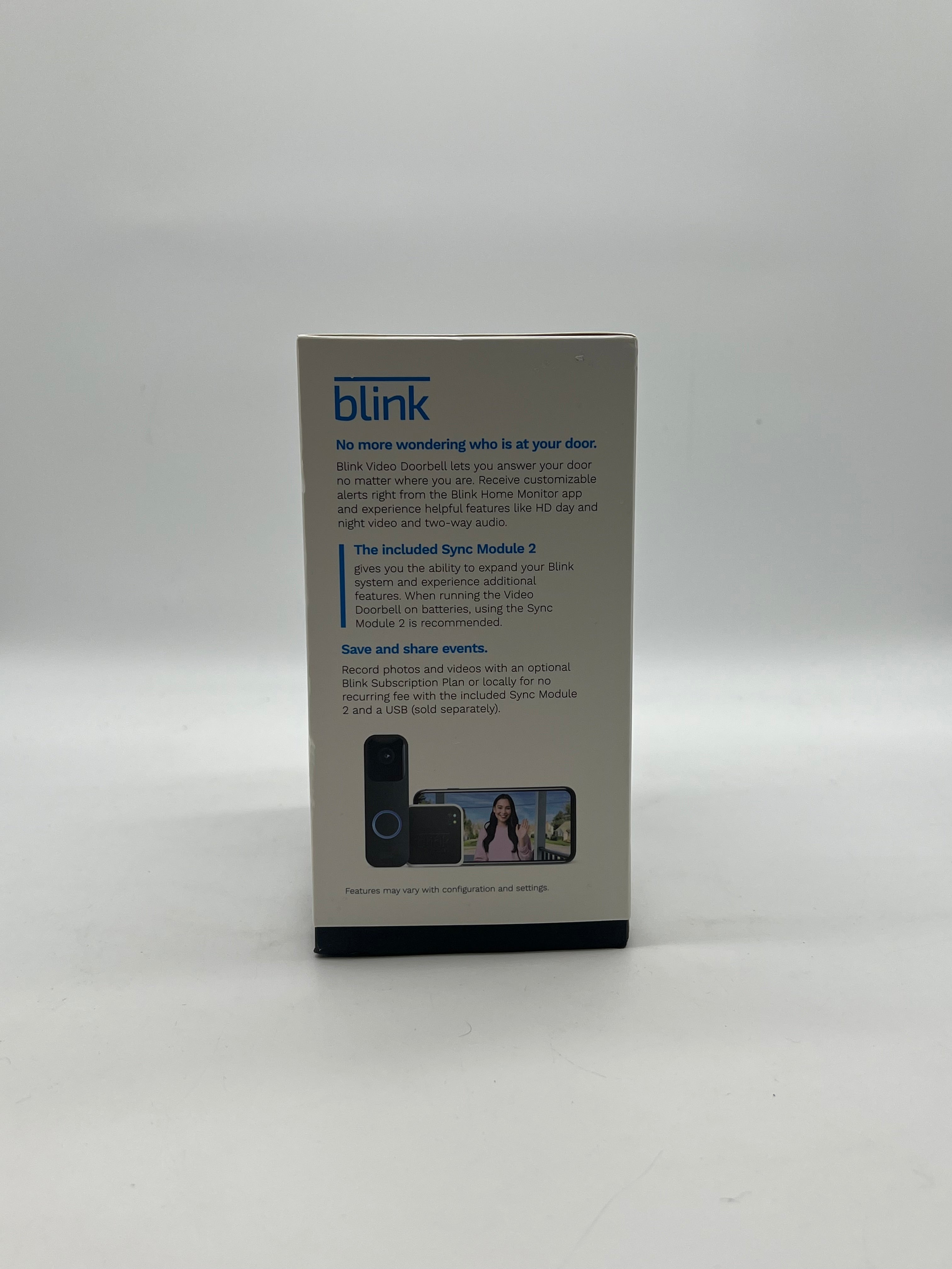 Blink Video Doorbell +Sync Module - New In Box