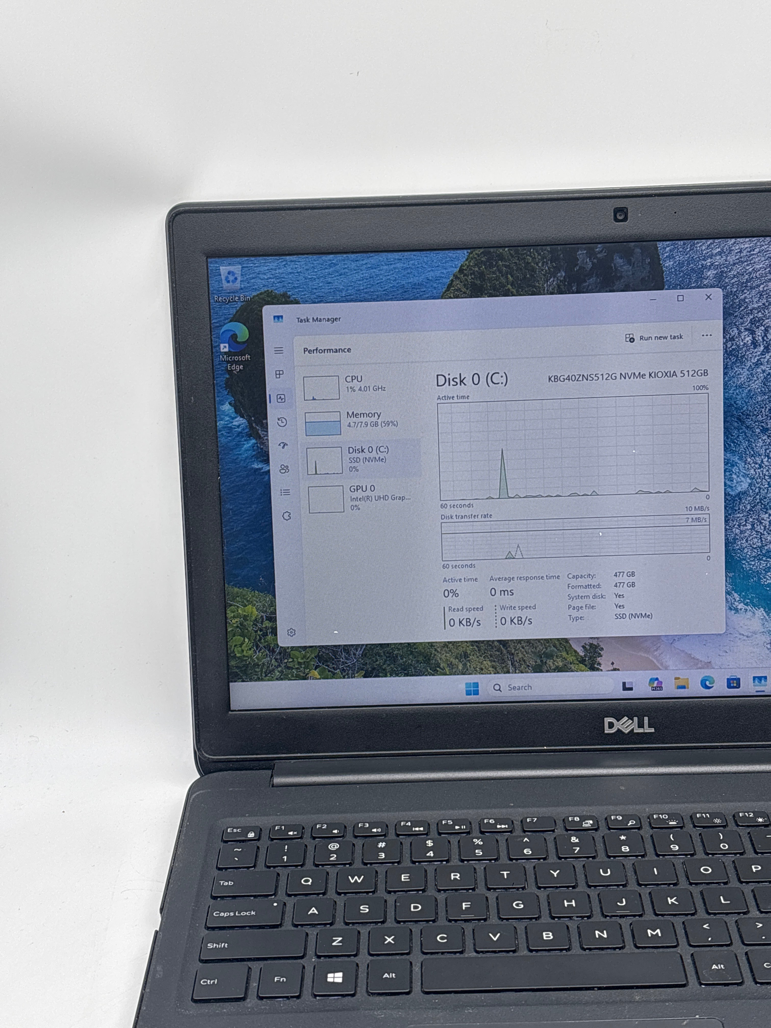 Dell Latitude 3500 15.6" i5-8365U 8GB RAM 512GB SSD - Remotely Managed