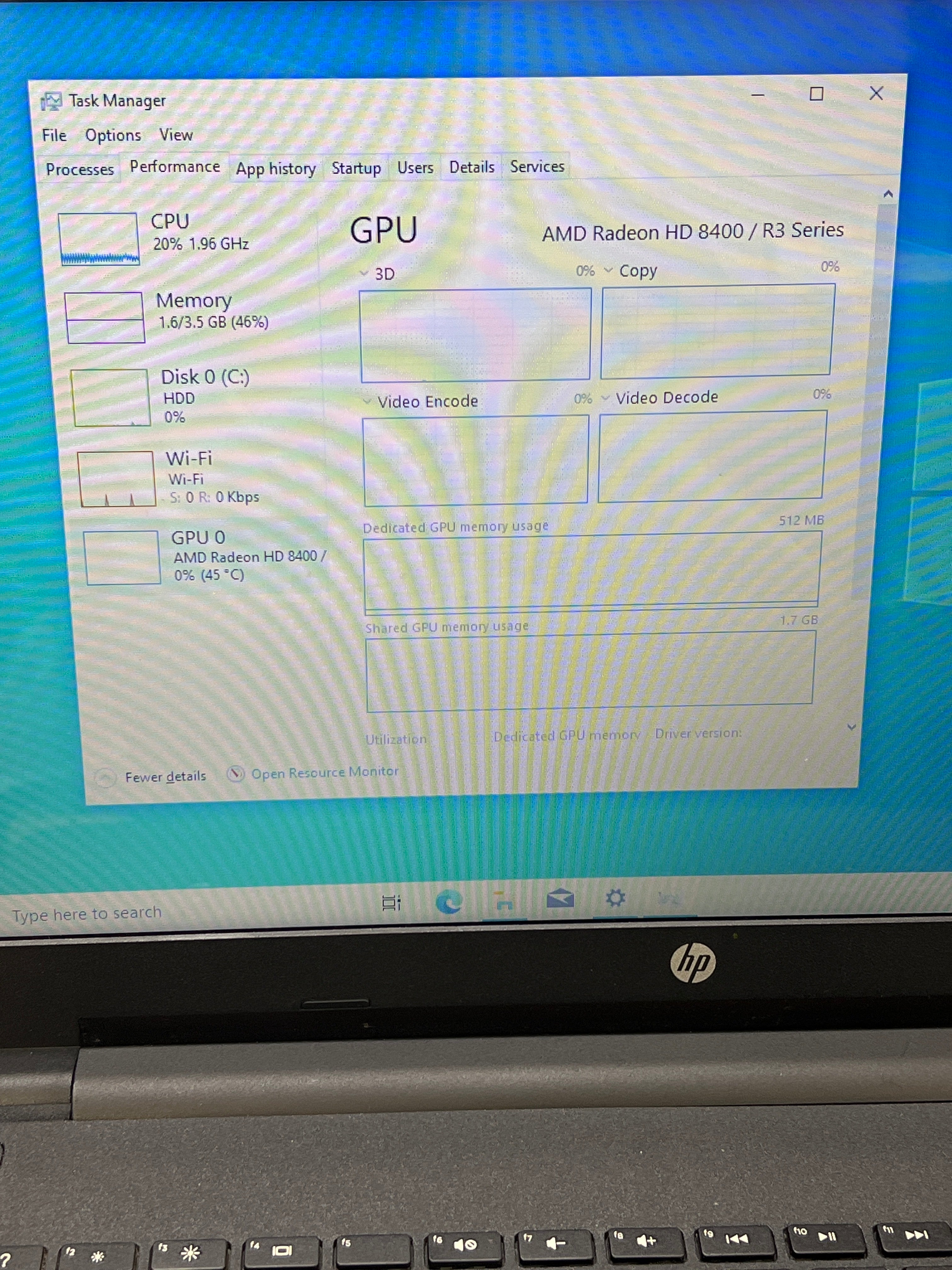 HP 15-af131dx AMD A6-5200 4GB RAM 500GB HDD - For Parts (Bad Battery)