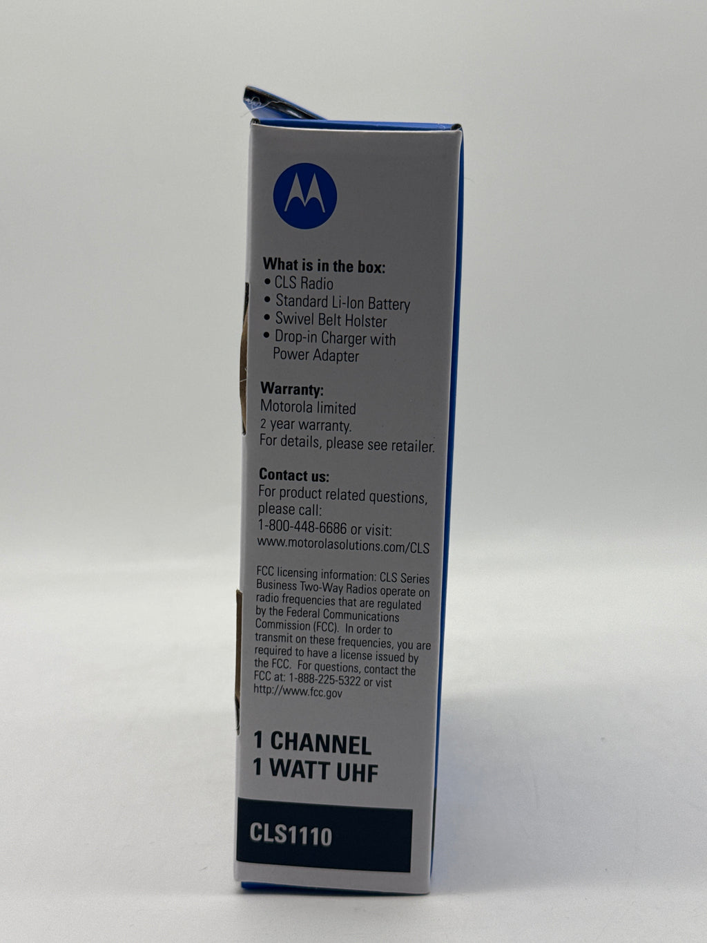 Motorola CLS1110 Two-Way Radio Black - New In Box