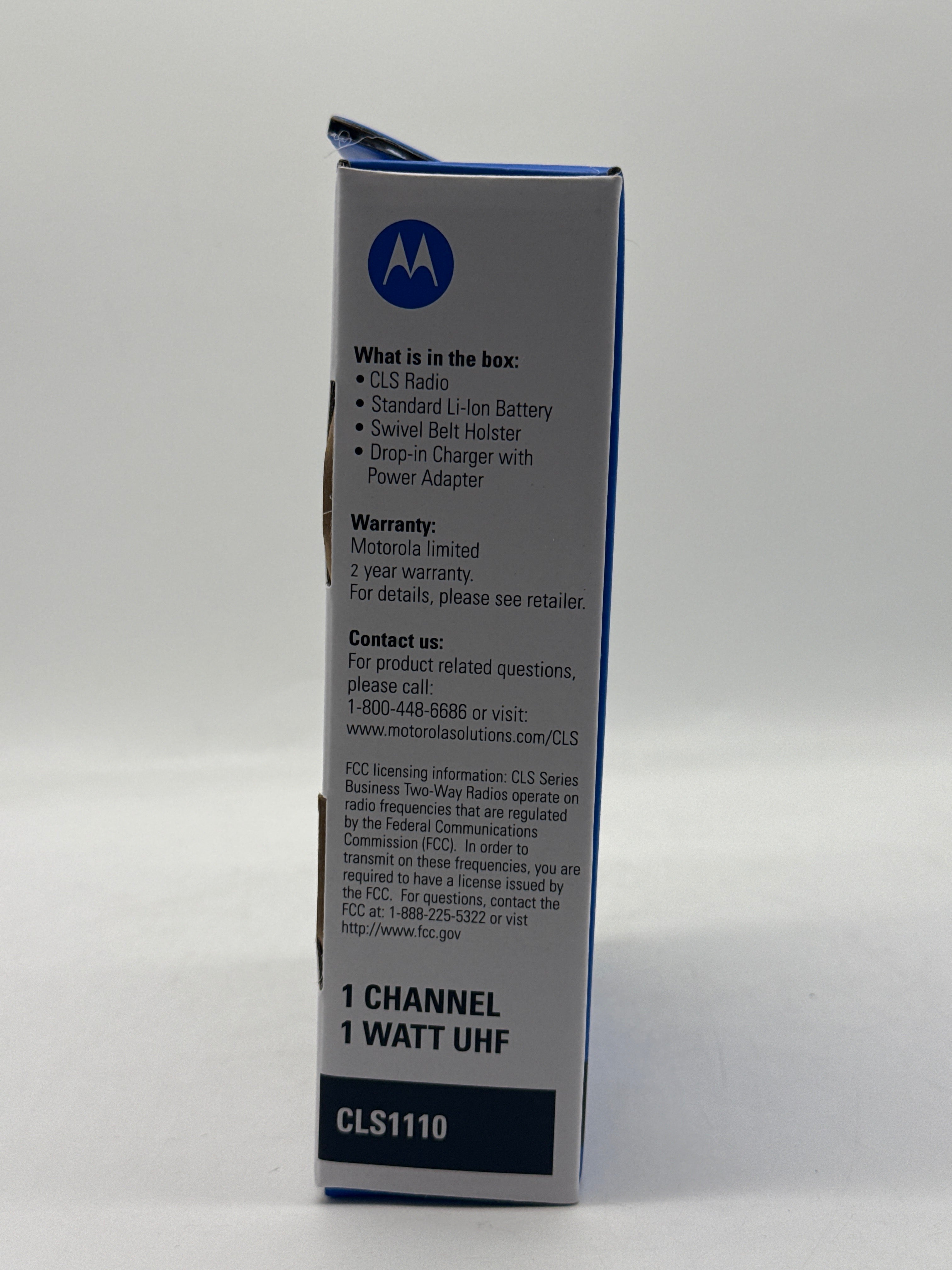 Motorola CLS1110 Two-Way Radio Black - New In Box