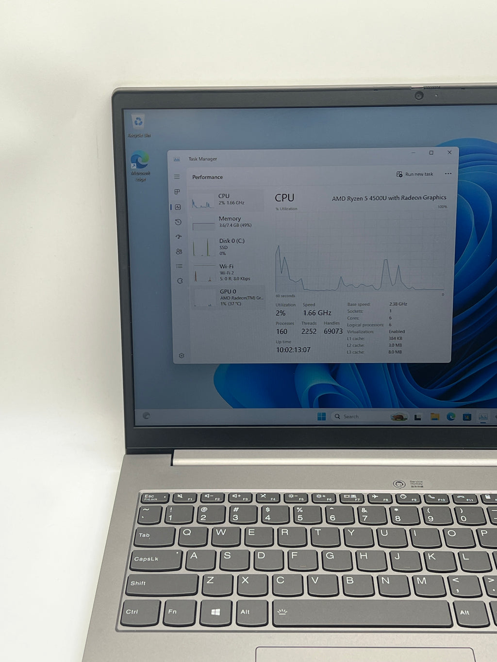 Lenovo ThinkBook 15 G2 ARE AMD Ryzen 5 4500U 8GB RAM 512GB SSD - For Parts (Read)