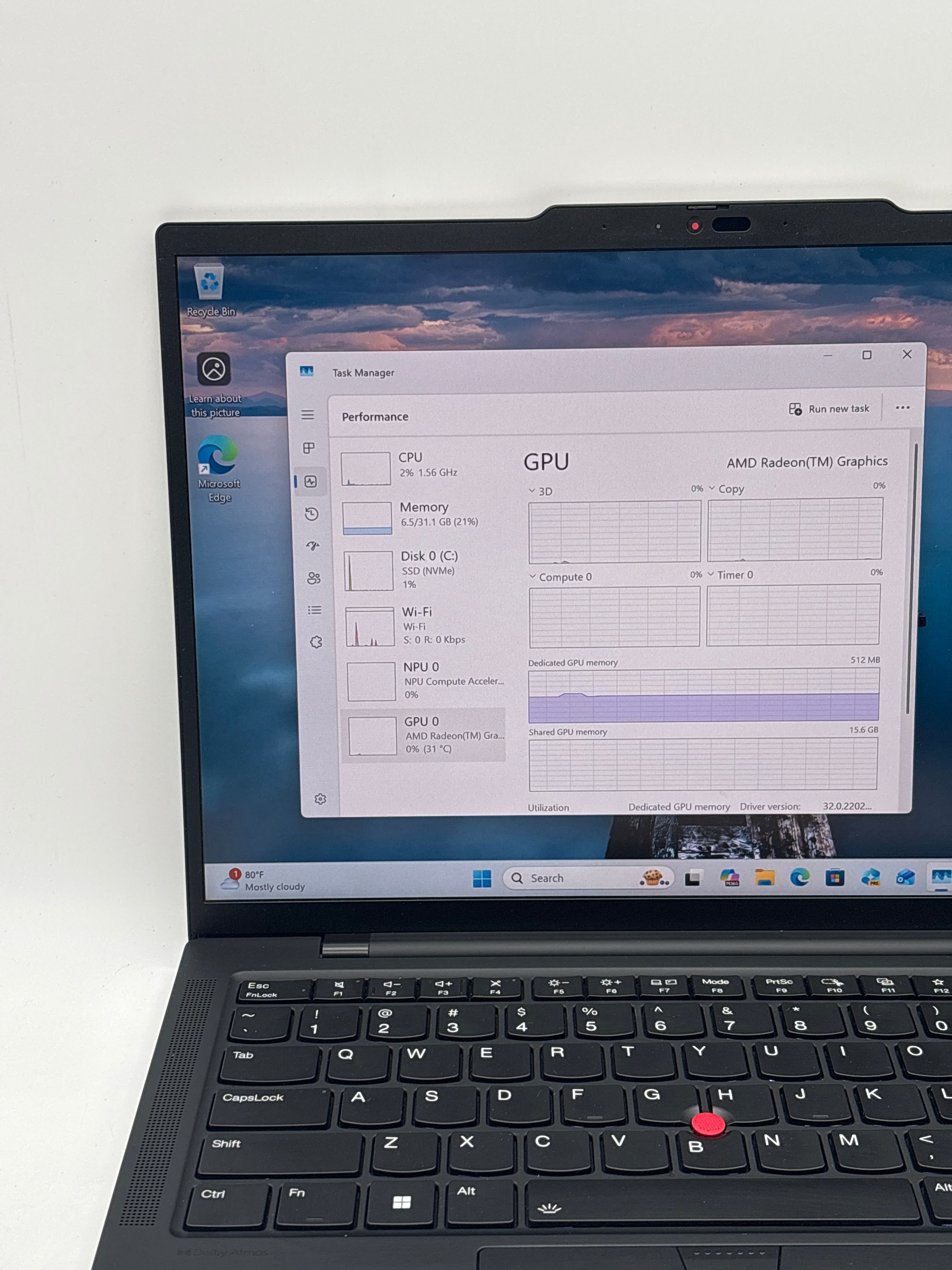 Lenovo ThinkPad T14s Gen 6 Ryzen AI 7 Pro 32 GB RAM 512 GB SSD - Warranty