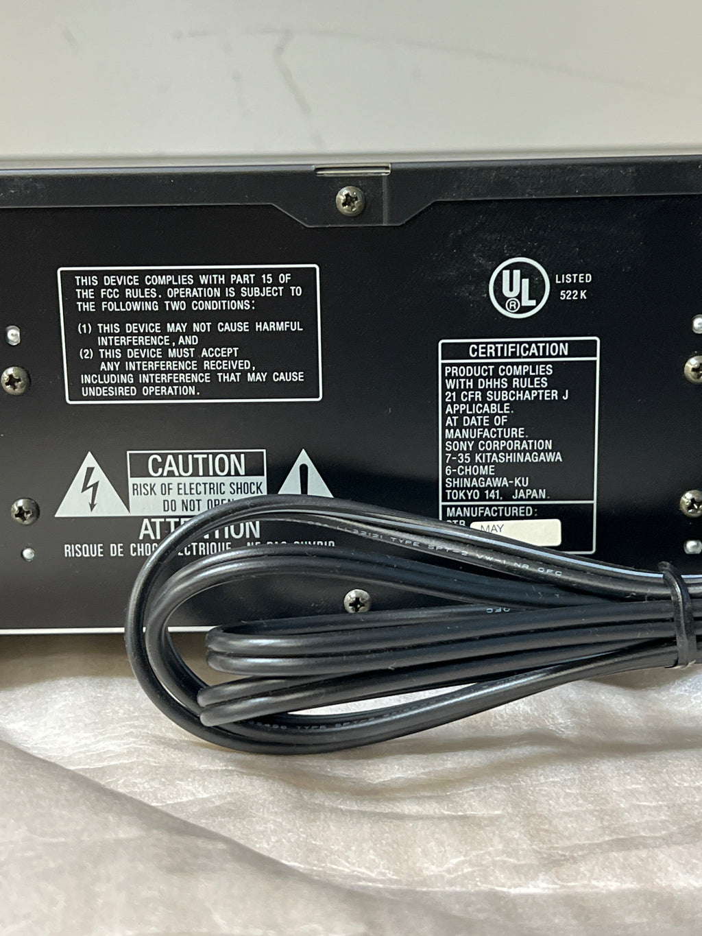 Sony CDP‑XA20ES Hi-Fi Compact Disc Player - Brand New in Box
