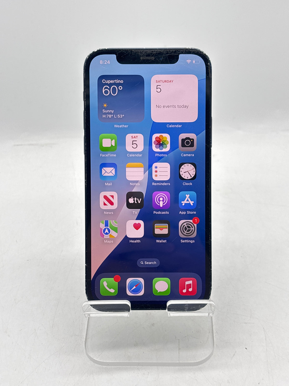 Apple iPhone 12 64GB Black Network Unlocked - READ