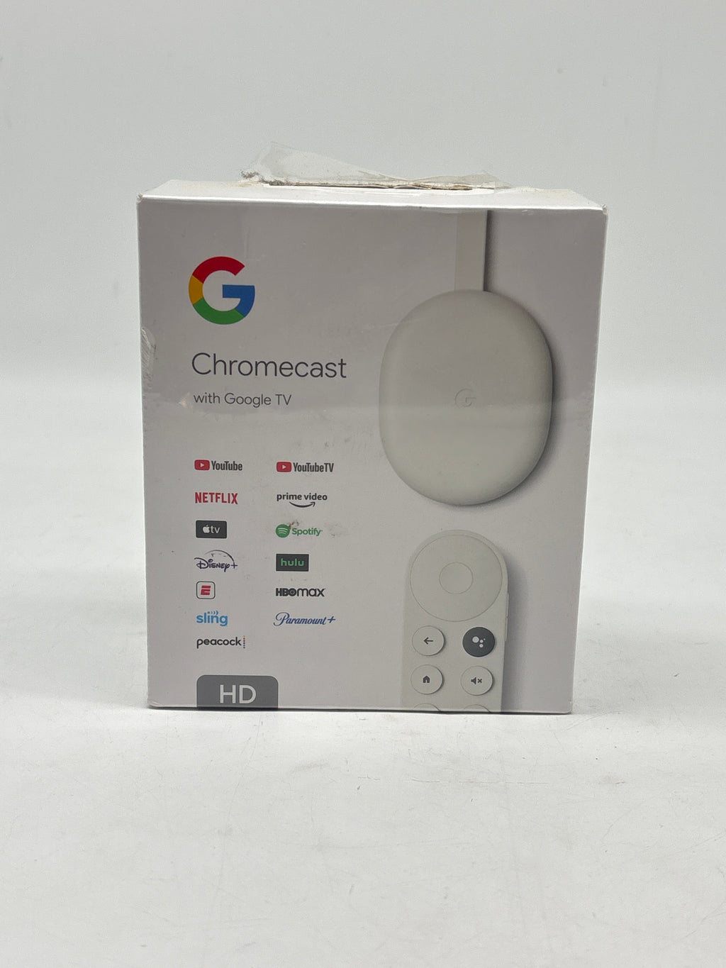 Google Chromecast with Google TV White - New in Box
