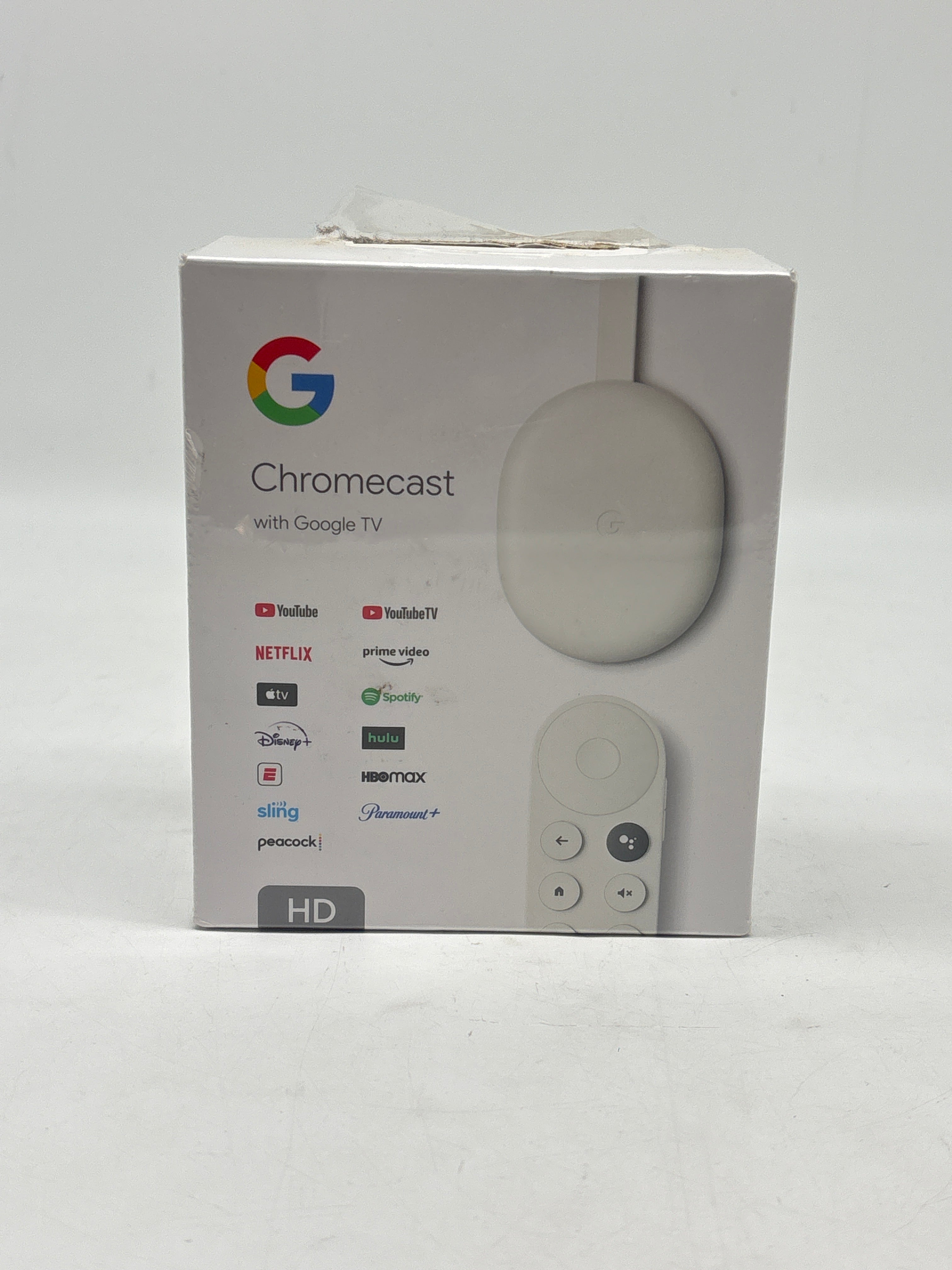 Google Chromecast with Google TV White - New in Box