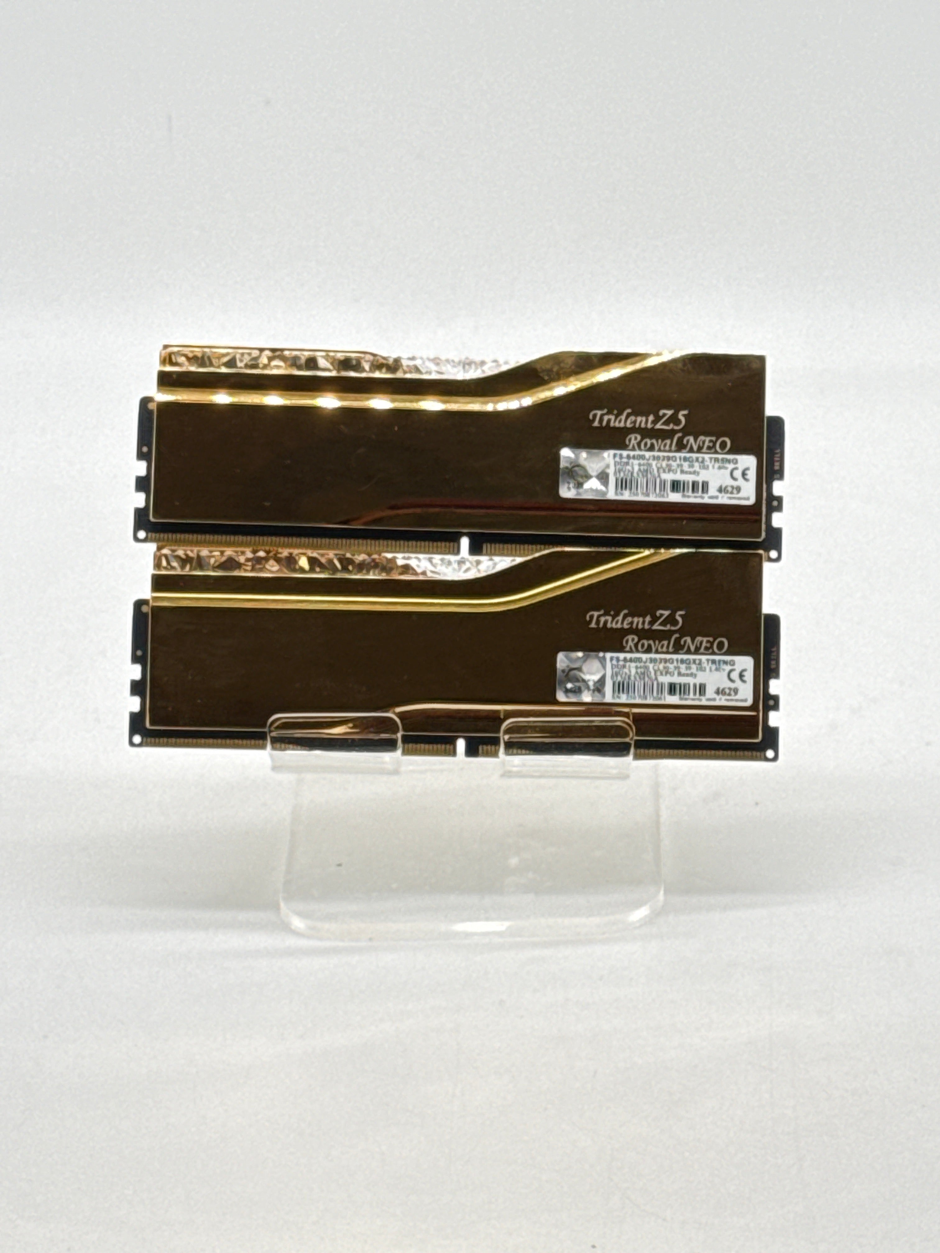 G.Skill Trident Z5 Royal Neo 32GB (2x16GB) DDR5 6400MHz CL30 Gold - Used