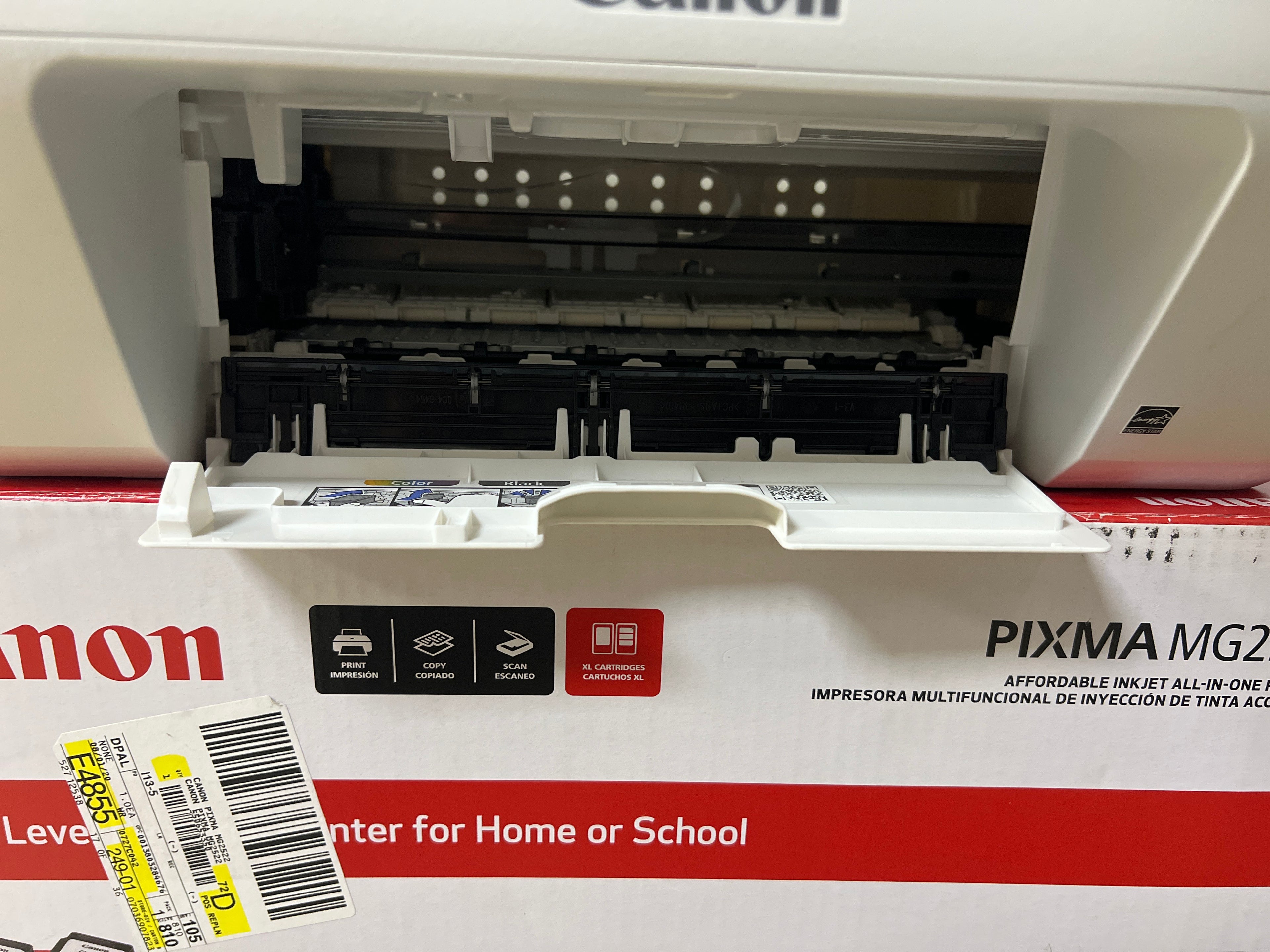 Canon PIXMA MG2522 All-In-One Color Inkjet Printer - White