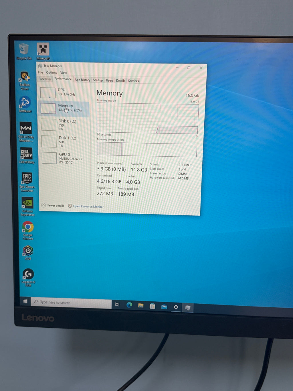 Fractal design Intel i7-8700K Gaming PC RTX 2060, 16GB RAM 512GB SSD + 256GB SSD