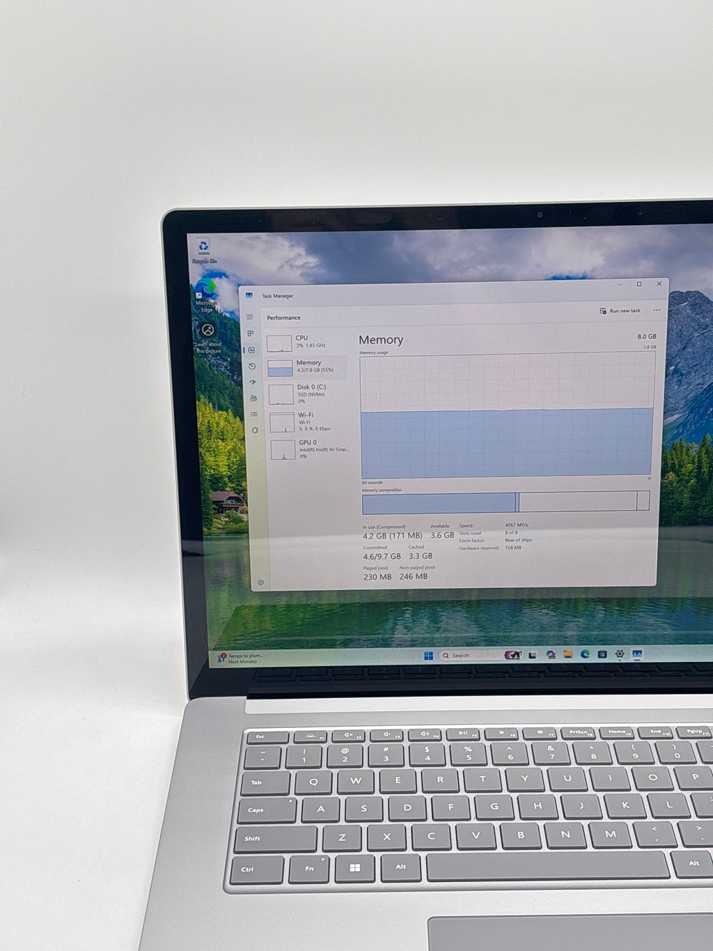 Microsoft Surface Laptop 4 i7-1185G7 8GB RAM 512GB SSD