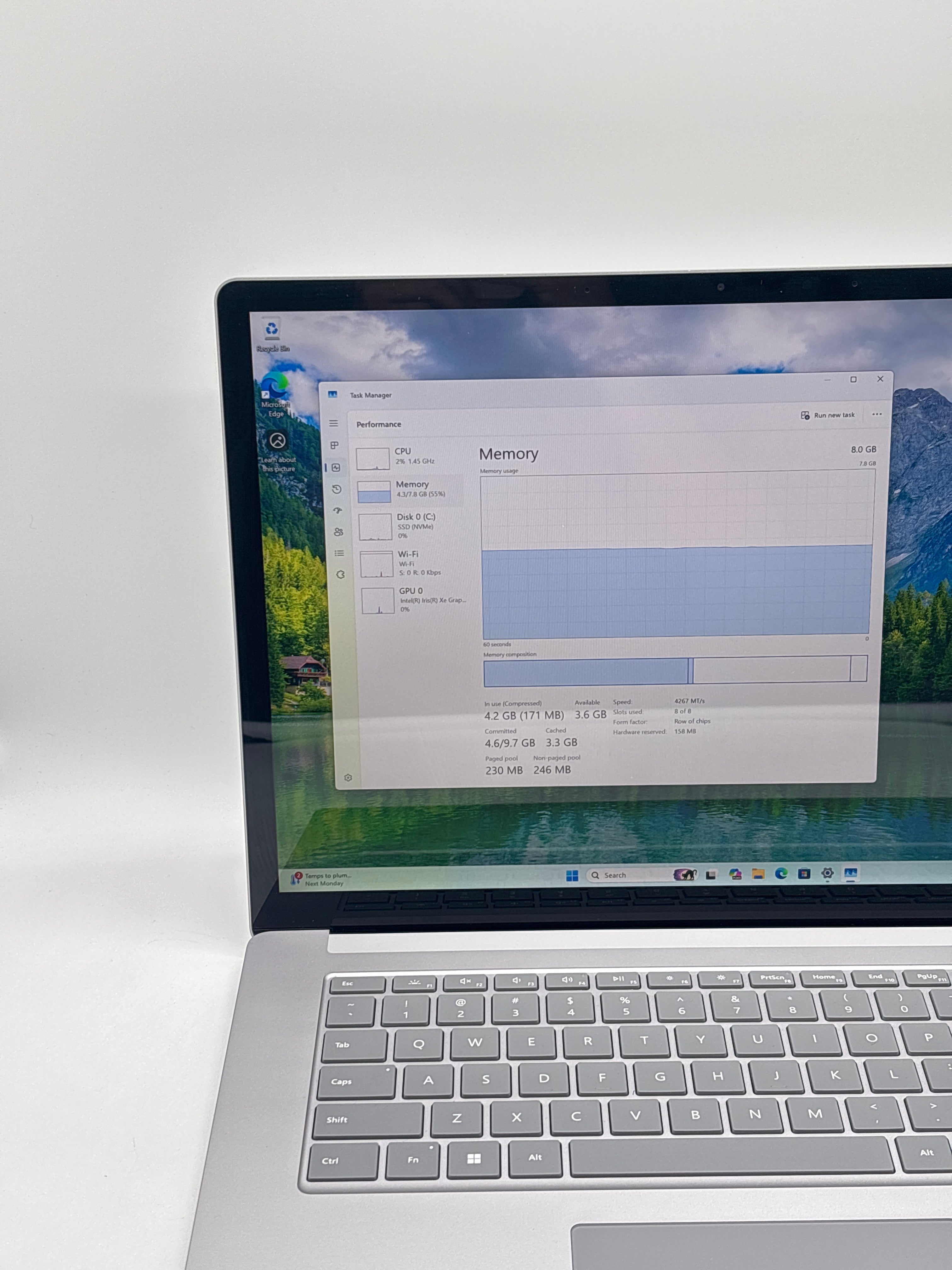 Microsoft Surface Laptop 4 i7-1185G7 8GB RAM 512GB SSD