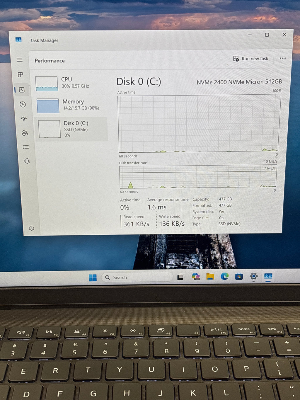 Dell Vostro 3520 i7-1255U 16GB RAM 512GB SSD - For Parts (Bad Battery)