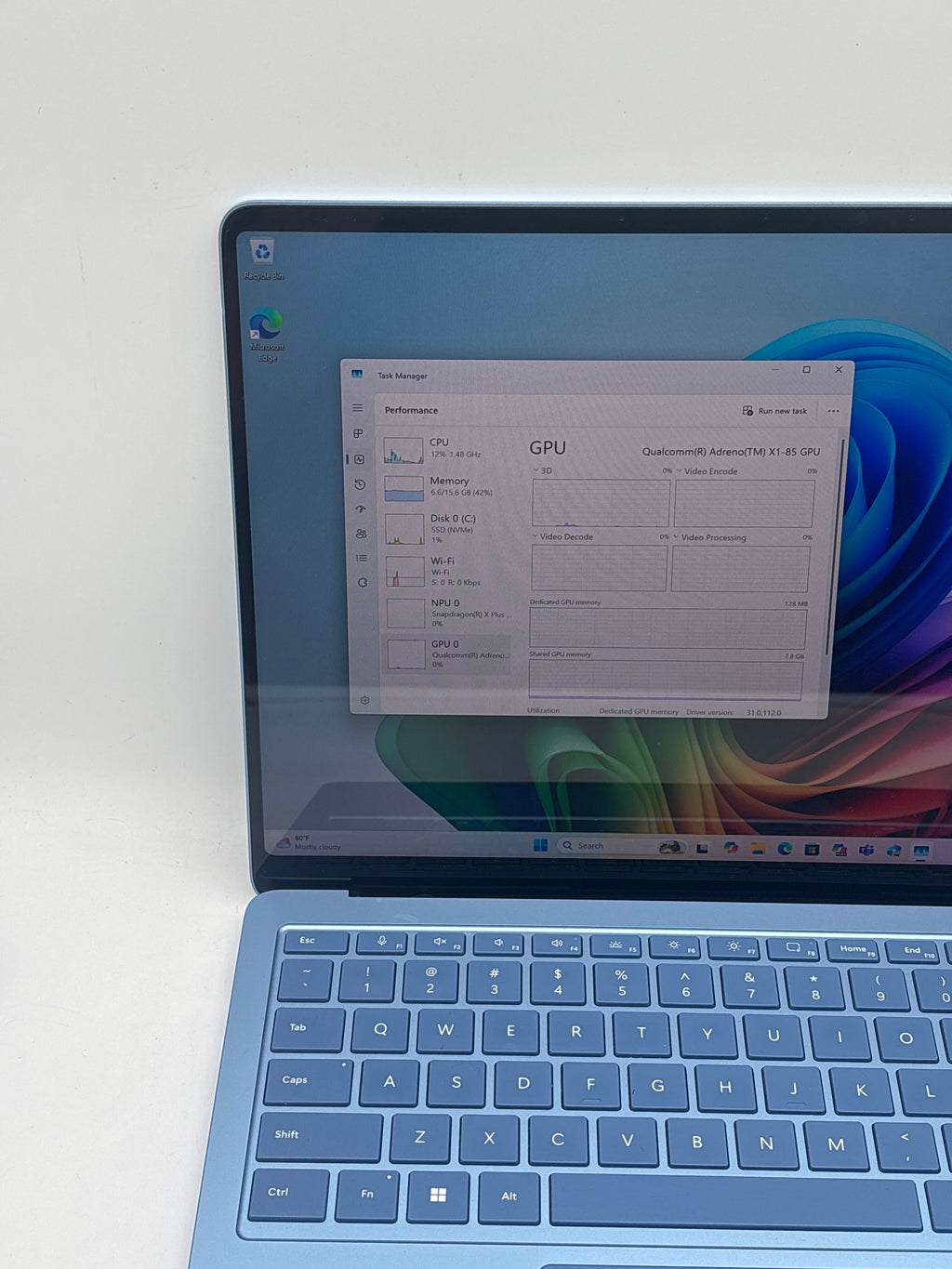 Microsoft Surface Laptop 7 2036 Snapdragon X10 Core 16GB RAM 512GB SSD
