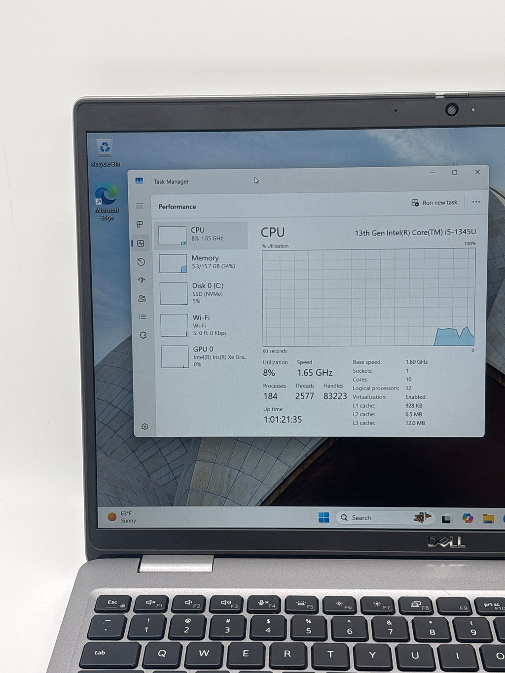 Dell Latitude 5540 i5-1345U 16GB RAM 512GB SSD Gray - Used