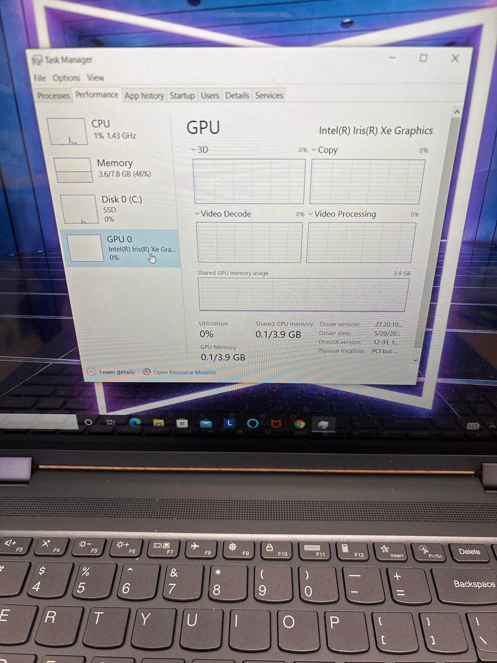 Lenovo Yoga 7 15ITL5 15" Intel Core i5-1135G7 8GB RAM 256GB SSD - Bad Batt